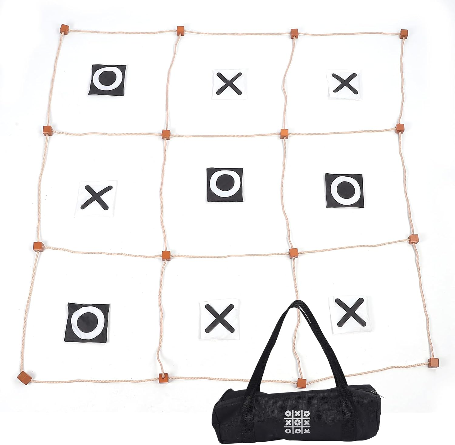 Gugxiom Giant Tic Tac Toe Outdoor Game, Large Tic Tac Toe Game, Bean Bag Toss Game, No Assembly, for Backyard, Lawn, Outdoor Camping image number 2