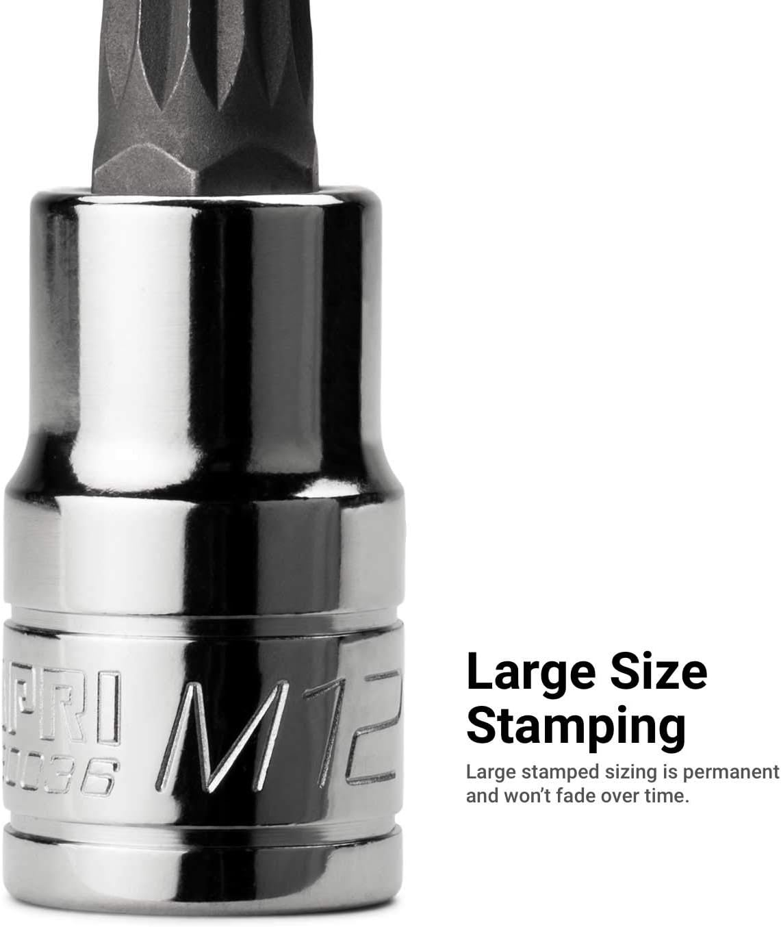 Capri Tools XZN Triple Square Bit Socket Set, 10-Piece (XZN Bit Set/Master) image number 4