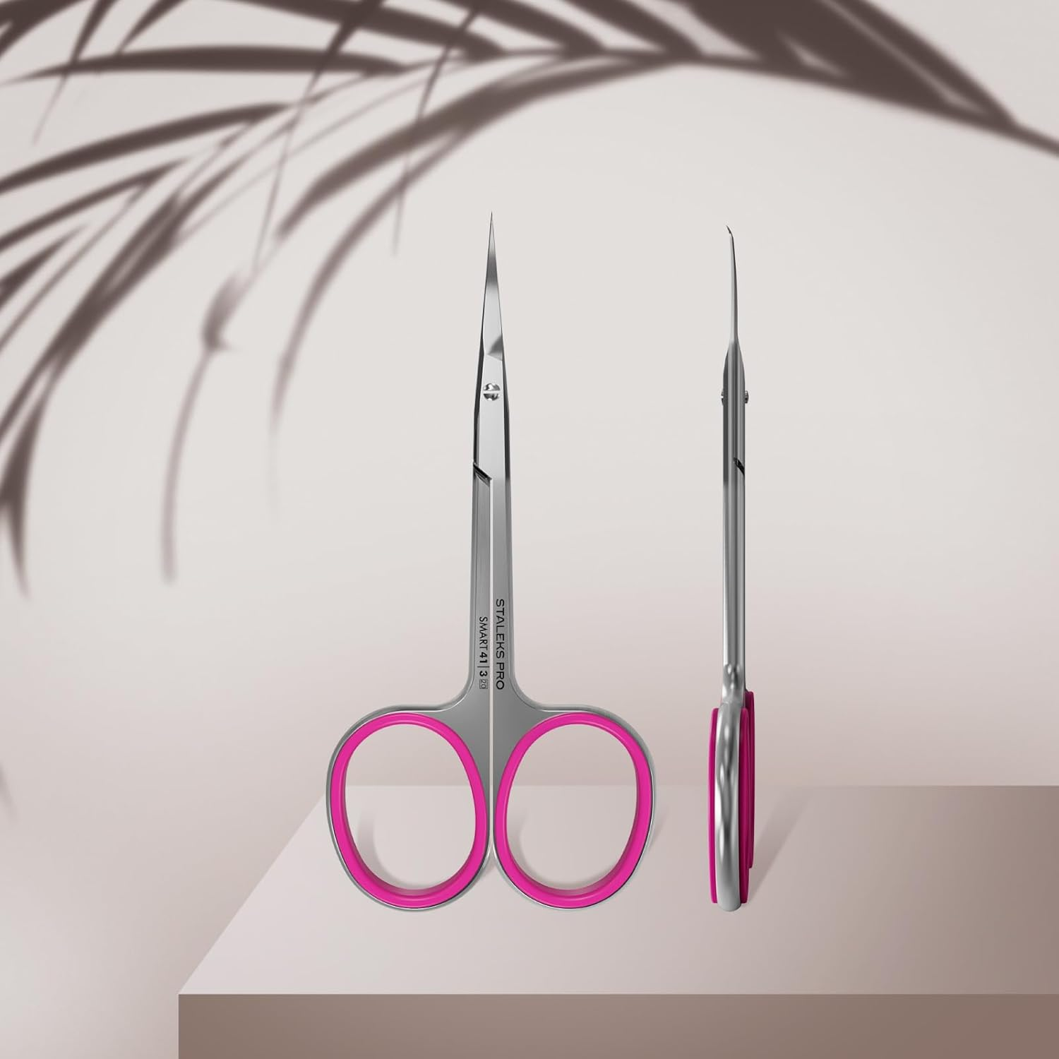 STALEKS PRO Smart 41 Type 3 Professional Cuticle Scissors with Hook - Pack of 1 - Model SS-41/3 (SS-41/3)