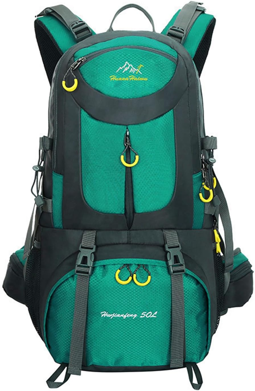 50 Liter Backpack, Great for Outdoor Sport, Hiking, Trekking, Camping Travel, Mountain Climbing. Waterproof Mountaineering Bag, Travel Climbing Daypacks, Knapsack, Rucksack