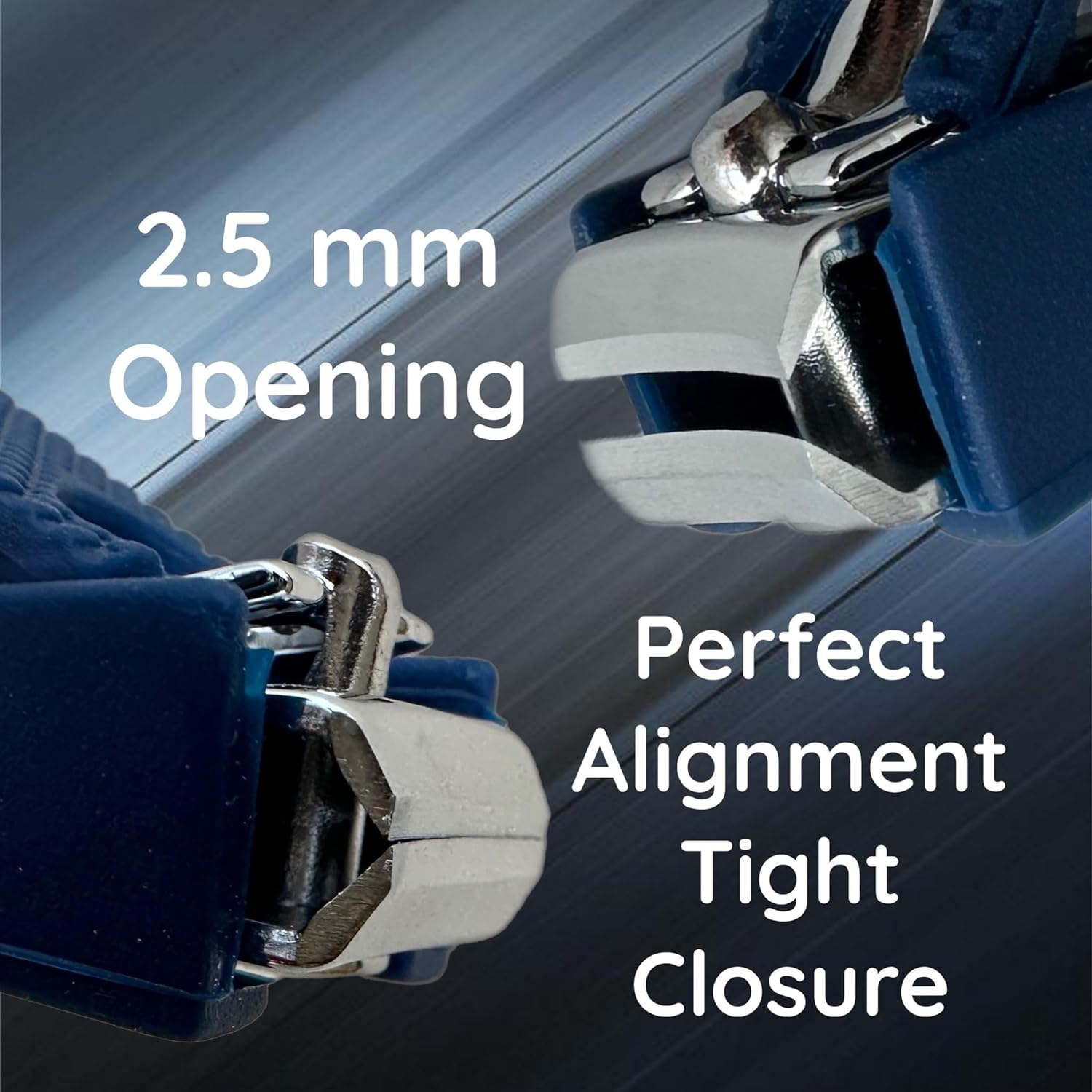 1 Comfort Hold Navy Large Nail Clippers Non-Slip Sure Grip Clipping Removable Catcher Toenails Fingernails Cutter Ultra Sharp Trimmer Stainless Steel Men Women Arthritis Unsteady Hands image number 6