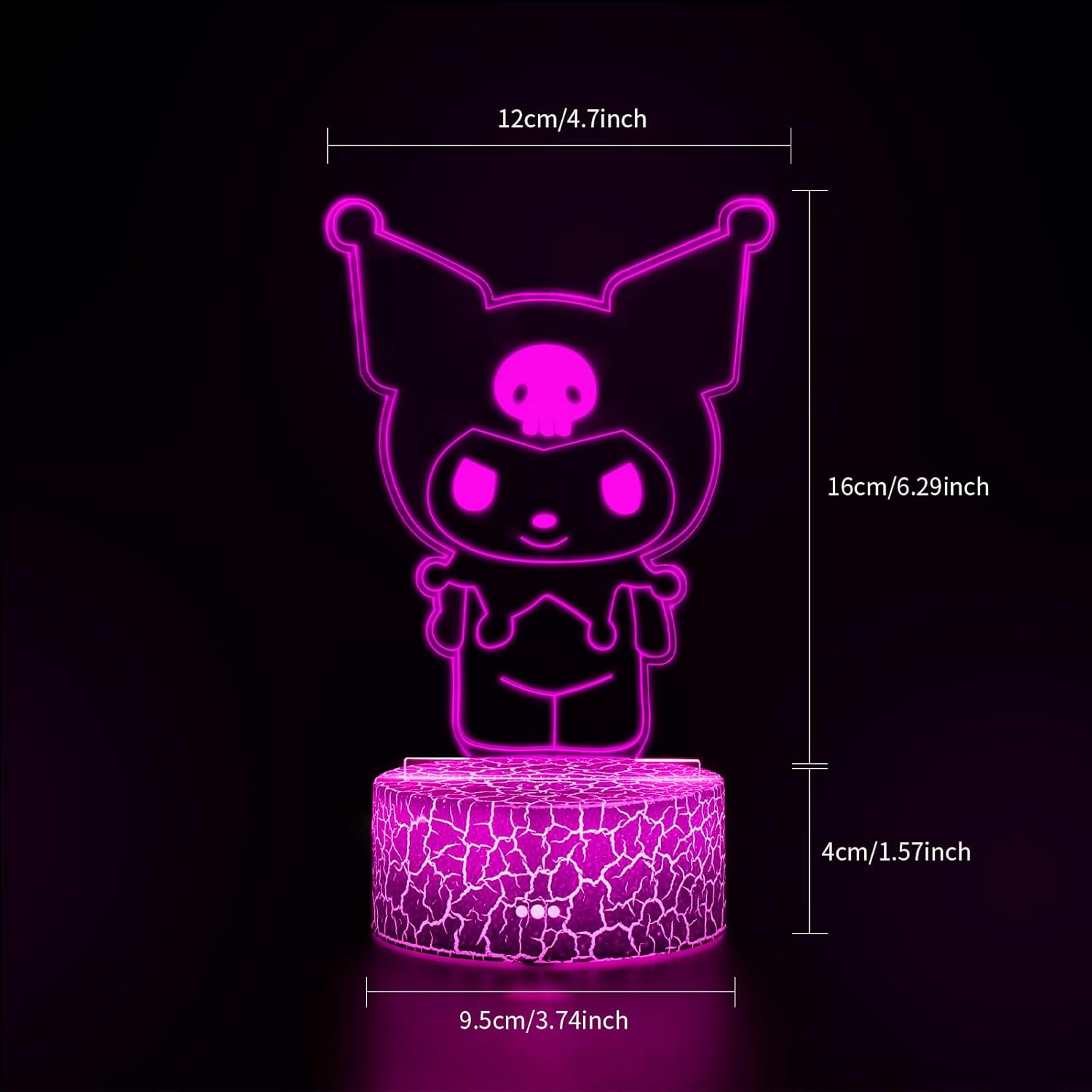 SAIDIC Cute Night Light,Cartoon Night Light,Anime Charater 7 Color Change Decor Lamps,Gifts for Christmas Birthday