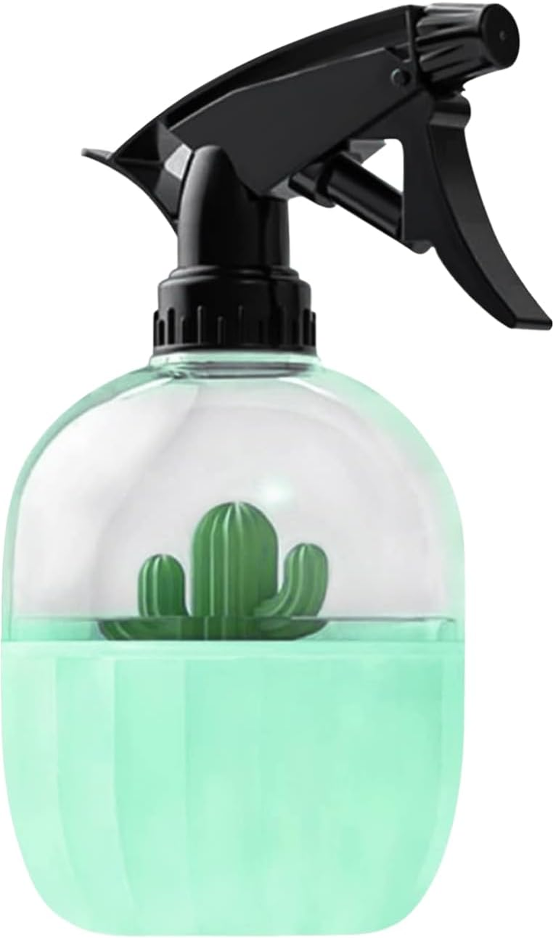 Water Spray Bottle, Watering Can for Indoor Plants with Adjustable Nozzle - 2 Ways Plastic Mister for Gardening (Green, One Size) image number 1