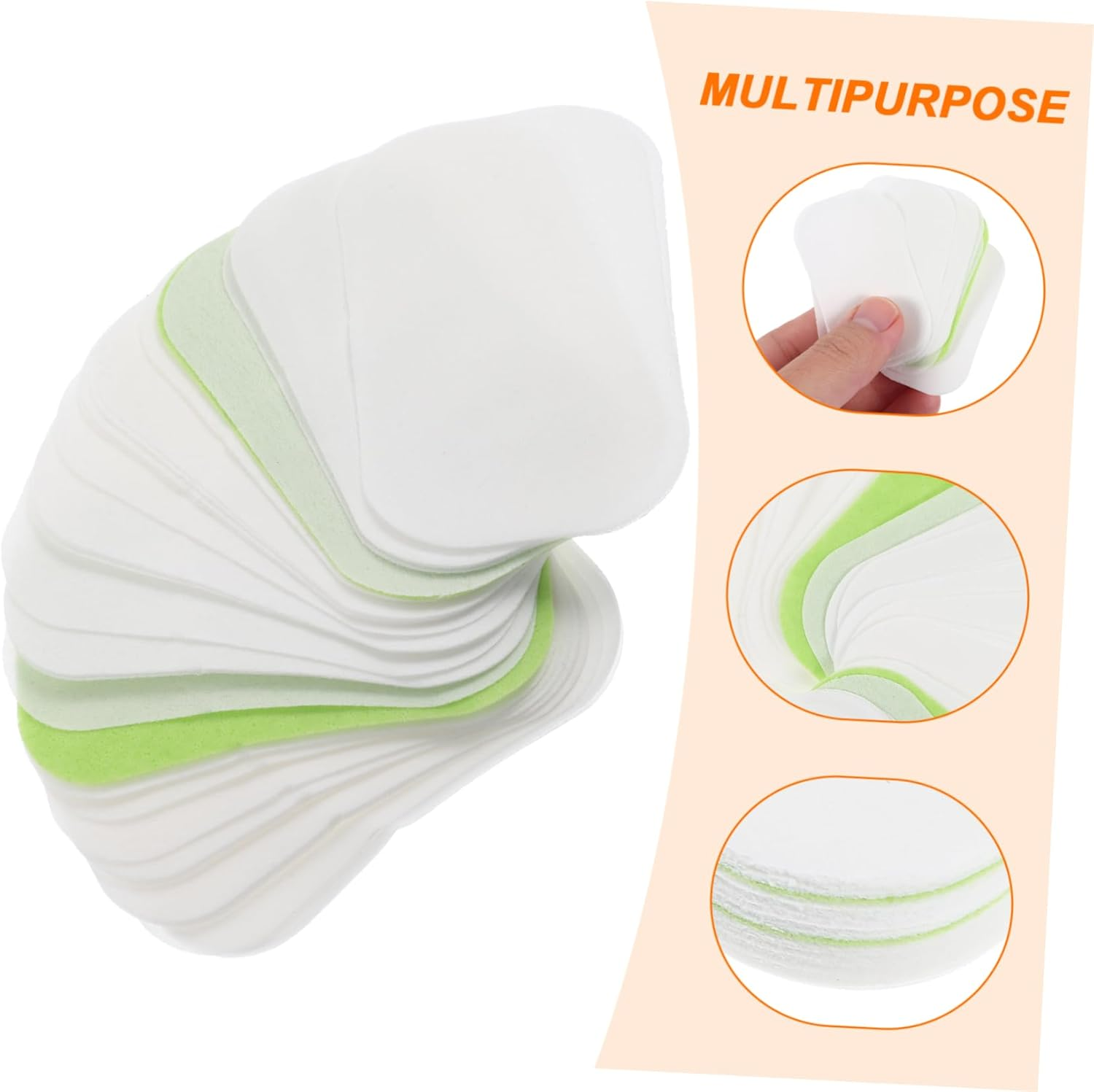 BRIGHTFUFU 50 Pcs Travel Soap Sheets Disposable Hand Wash Soap Slices for Outdoor Use Portable and Convenient for Camping and Hiking image number 6