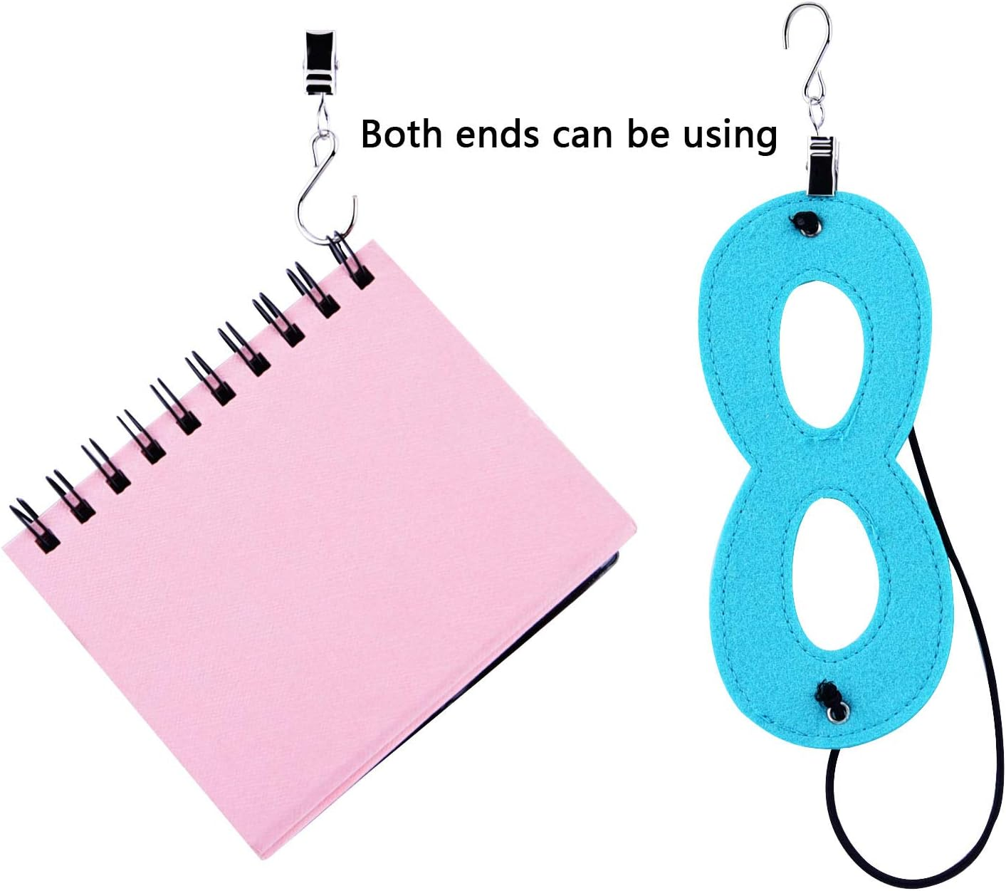 Sunmns String Lights Hangers, Stainless Steel Curtain Light Clip Outdoor Activities Wire Party Hooks, 35 Pack image number 3