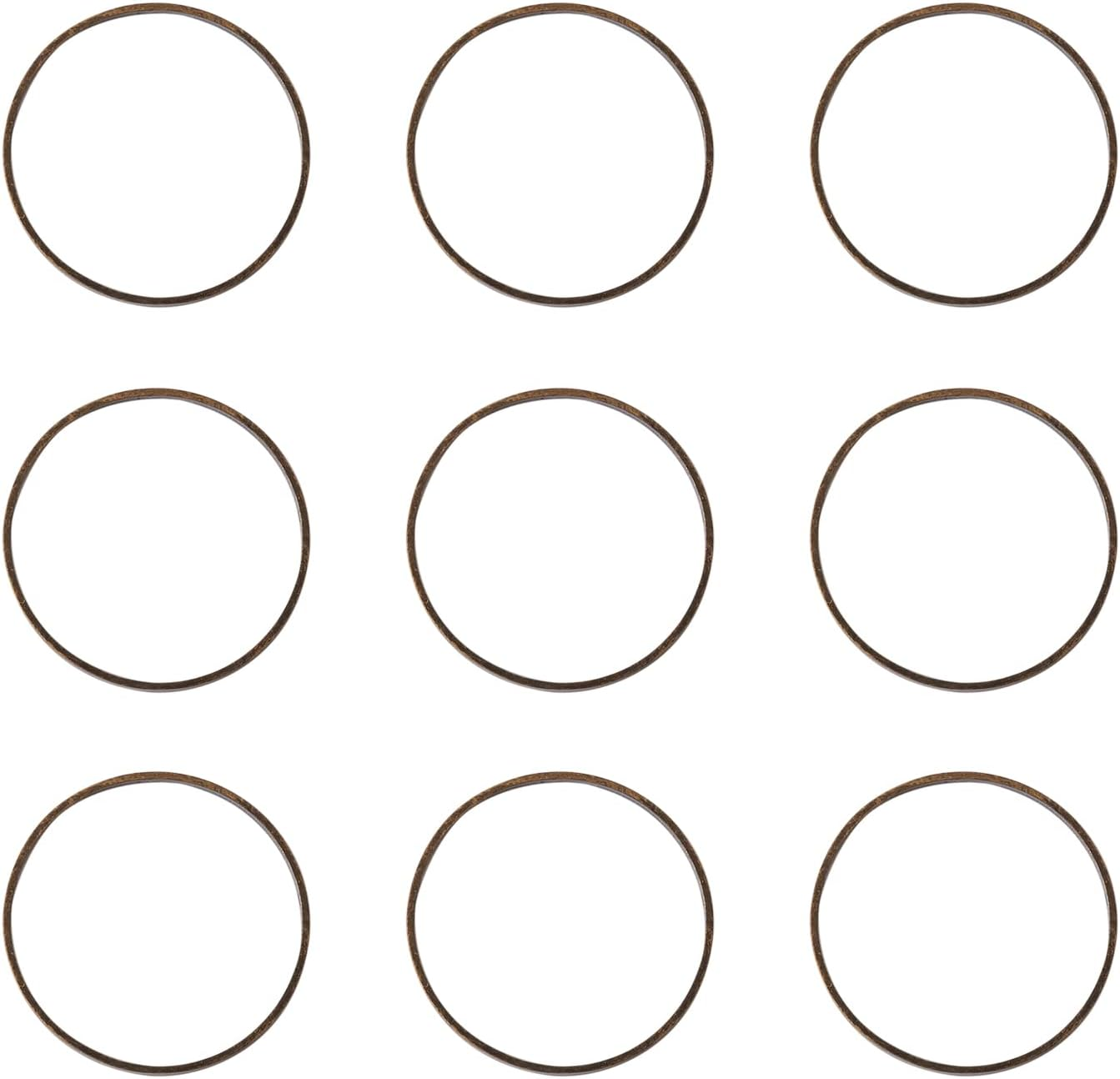 Pandahall Brass round Hollow Charms Pendants