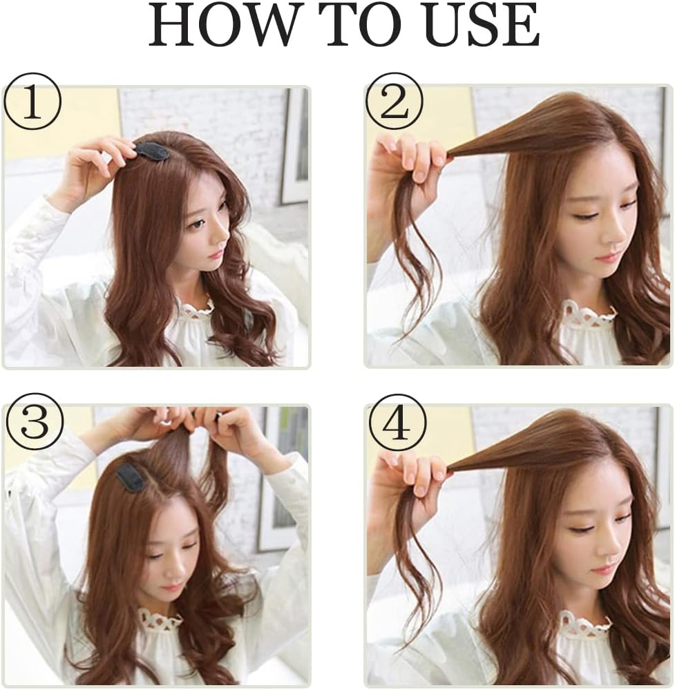 ASTRQLE 2 Pcs Hair Volume Clip Bump It up Hair Clip Sponge Bump It up Volume Inserts Hair Base Hair Pad Do Beehive Hair Base Hair Styling Tools for Women Girls(Brown) image number 2