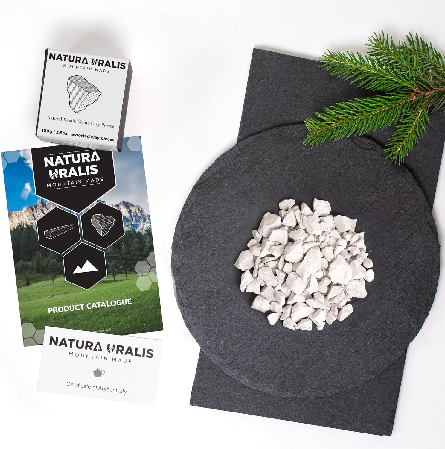 Kaolin White Clay | 100G of Natural White Clay, Pure White to Off-White - Amazing Crunch, Satisfying Earthy, Velvety and Firm Texture, ASMR Sensation image number 6