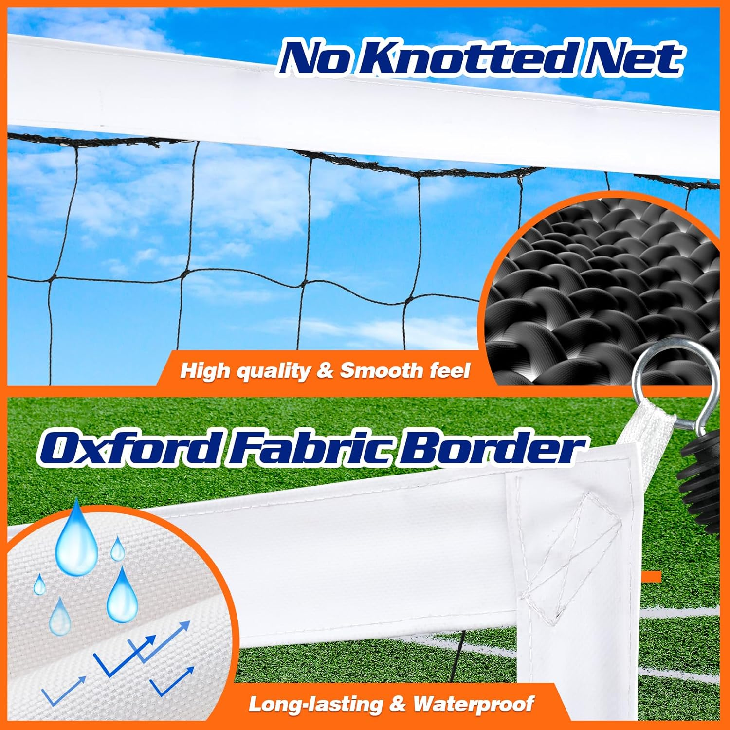 Soccer Goal, 3.66M Wide Large Portable Football Goals for Practice Tranining, on Park, Backyard, Playground, with Carry Bag