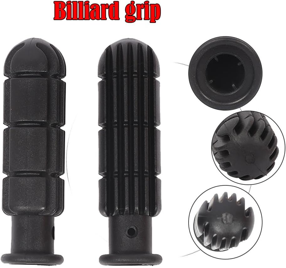 4 Pack Foosball Table Handle Grip Replacement Football Game Rod Handles Stick End Cap Grips for Desktop Soccer Tabletop Parts Repair Table Top (1/2" / 0.5'' Hole ID) image number 4