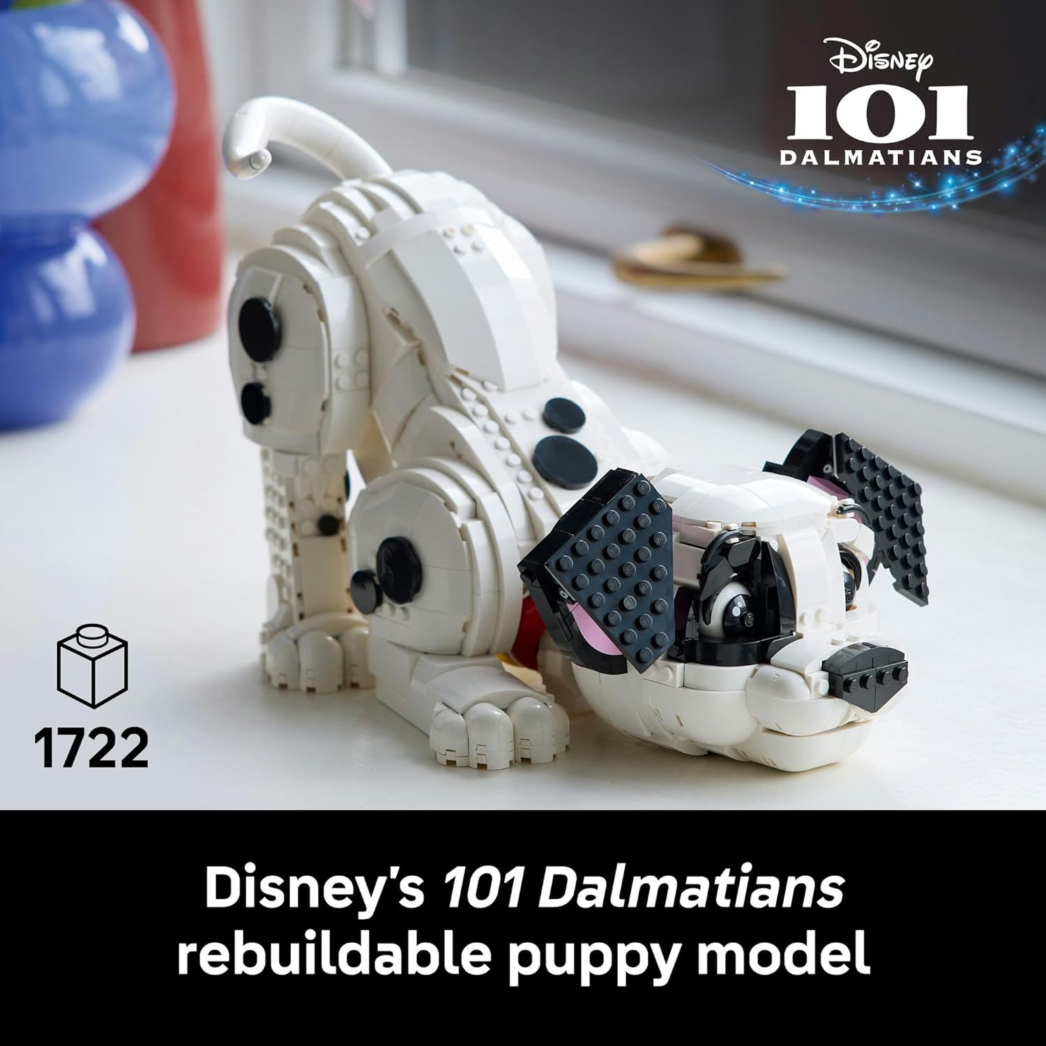 LEGO&reg; Disney 101 Dalmatians Puppy 43269 Nostalgic Toy-Giving Idea for Adults, Collectible Building Set with a Beloved Classic Character That Women, Men and Fans Will Love image number 1