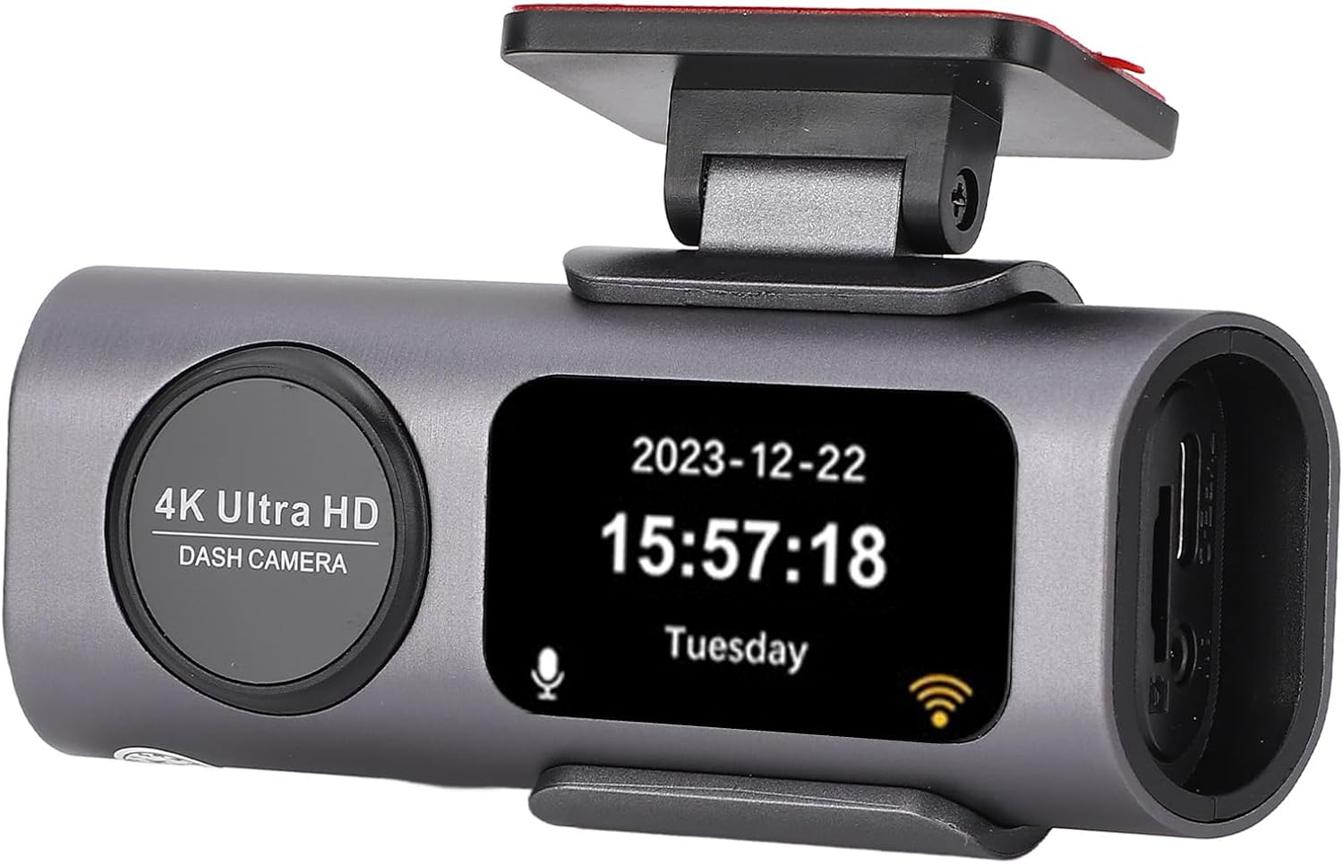 Diyeeni Dash Cam Front and Rear, 4K Ultra HD+1080P Dash Camera for Cars, Built in GPS, Mini Car Camera, App, Night Vision, G Sensor, 24H Parking Mode, Loop Recording image number 4