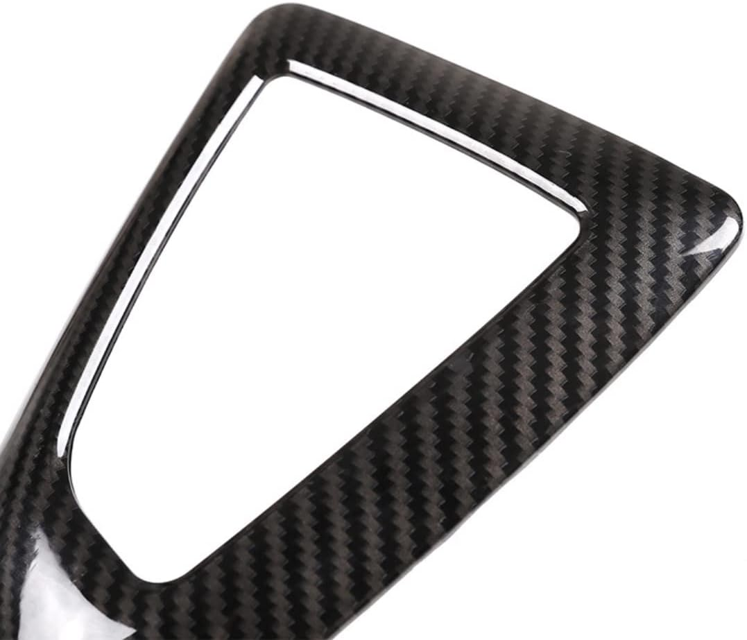Carbon Fiber Control Gear Box Shift Knob Panel Frame Cover Sticker Interior Trim Compatible with BMW F20 F21 F22 F23 F30 F34 F35 F32 F33 F36 1 2 3 4 Series 14-18 Accessories image number 1