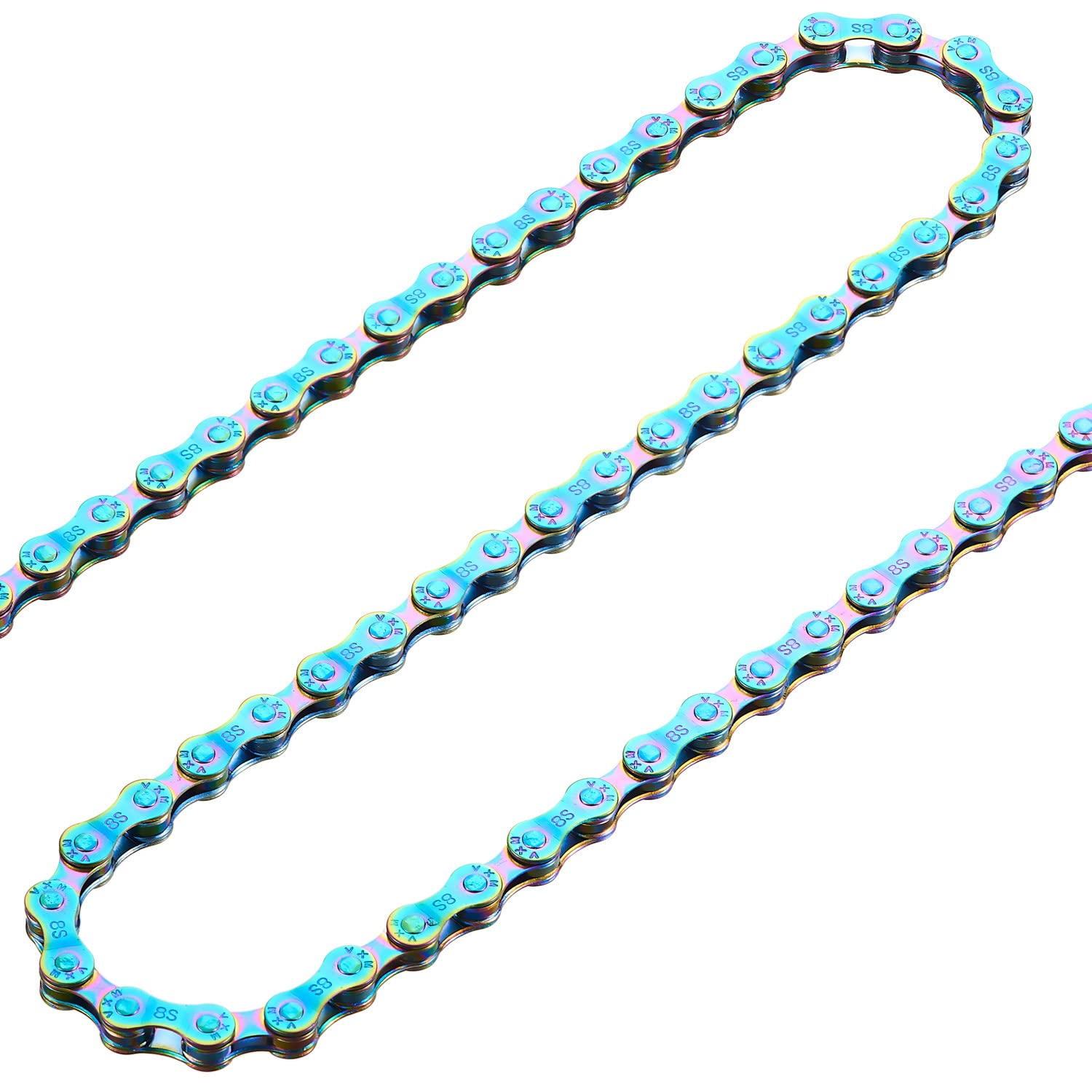 YBEKI Bike Chain 6/7/8/910/11 Speed Bicycle Chain 116 Links (6/7/8 Speed, Multicolour, 1) image number 2