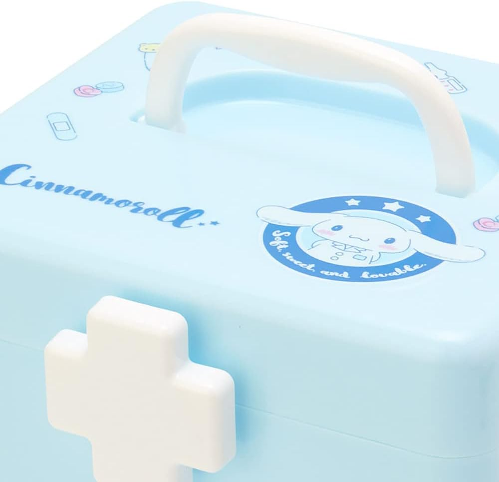 Sanrio 550710 First Aid Kit, Cinnamoroll, Cinnamoroll, Cold Protection, Character, 6.9 X 6.3 X 5.9 Inches (17.5 X 16 X 15 Cm) image number 5