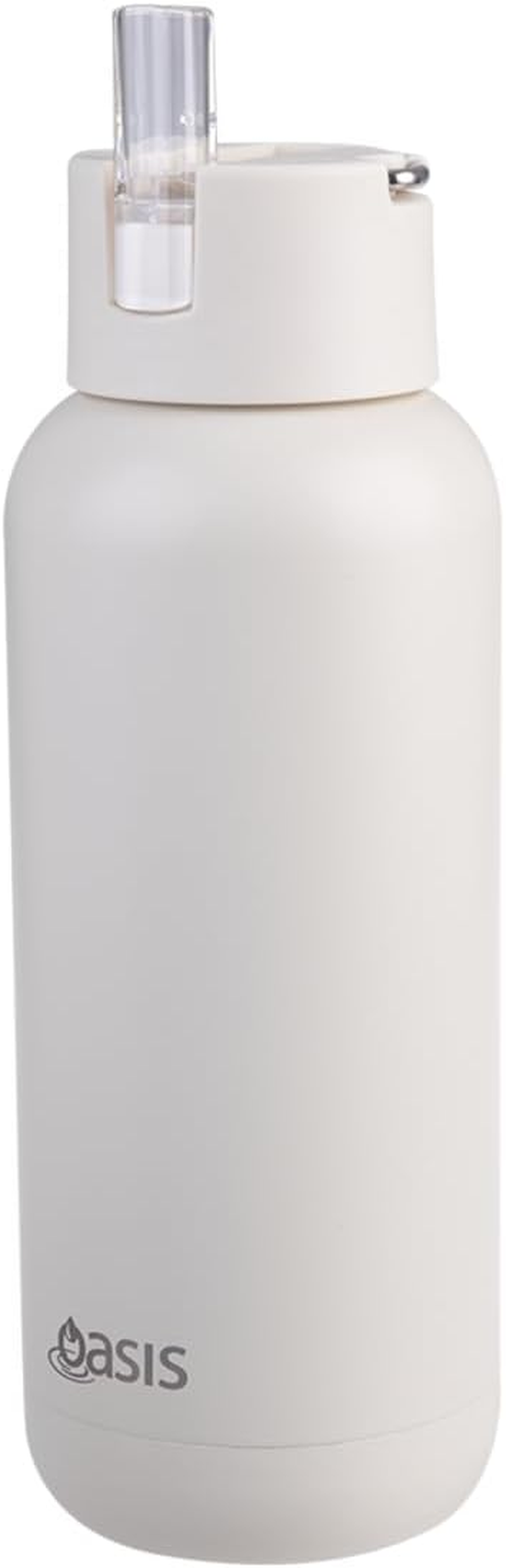 Oasis Ceramic Lined Stainless Steel Triple Wall Insulated 'Moda' Drink Bottle 1L - Alabaster image number 5