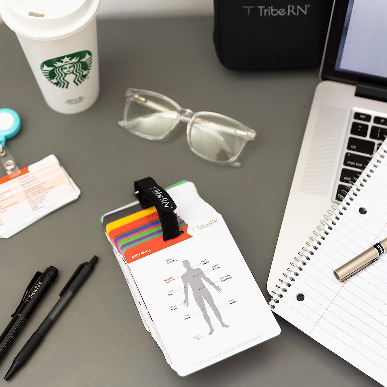 Tribe RN 2019 Pocketguru Set by - 85 Scrub Pocket Sized Nurse Reference Cards - (Bonus Nursing Cheat Sheets) Perfect Nurse or Nursing Student Gifts - Studying and Clinical Rounds image number 6