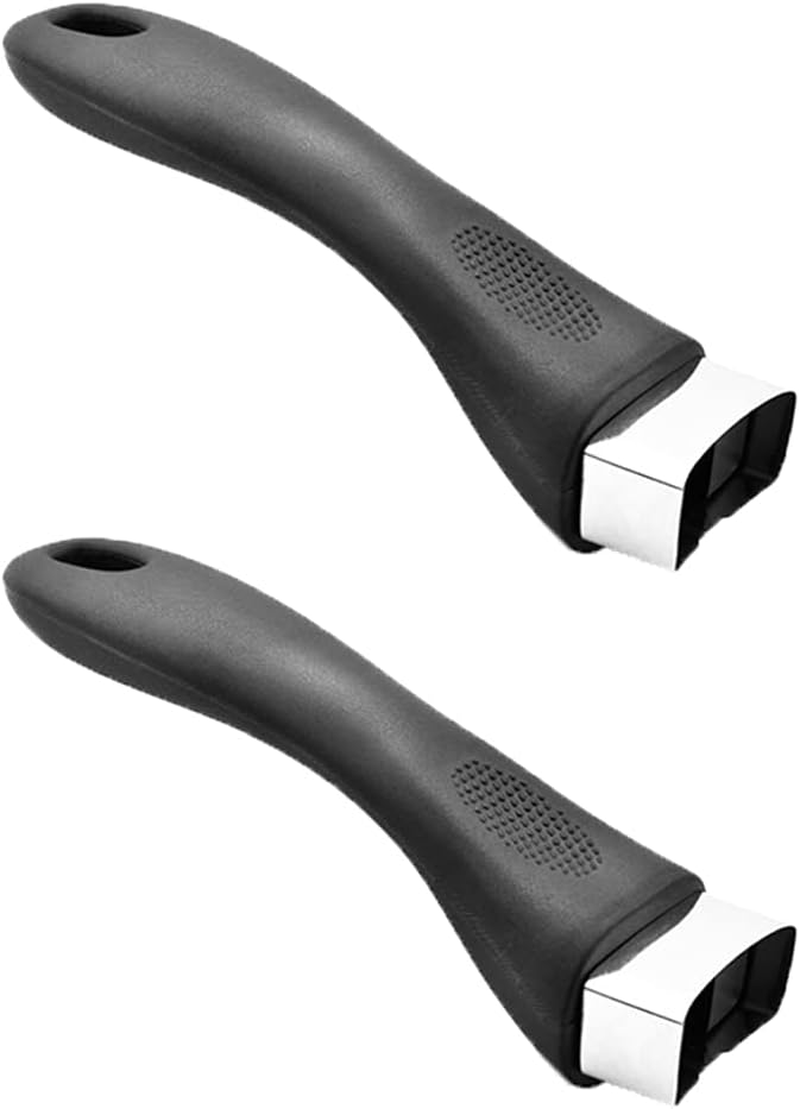 2 Pcs Pot Handle Bakelite Grip Long Replacement Handle with Screw for Kitchen Saucepan Pan Cookware image number 1