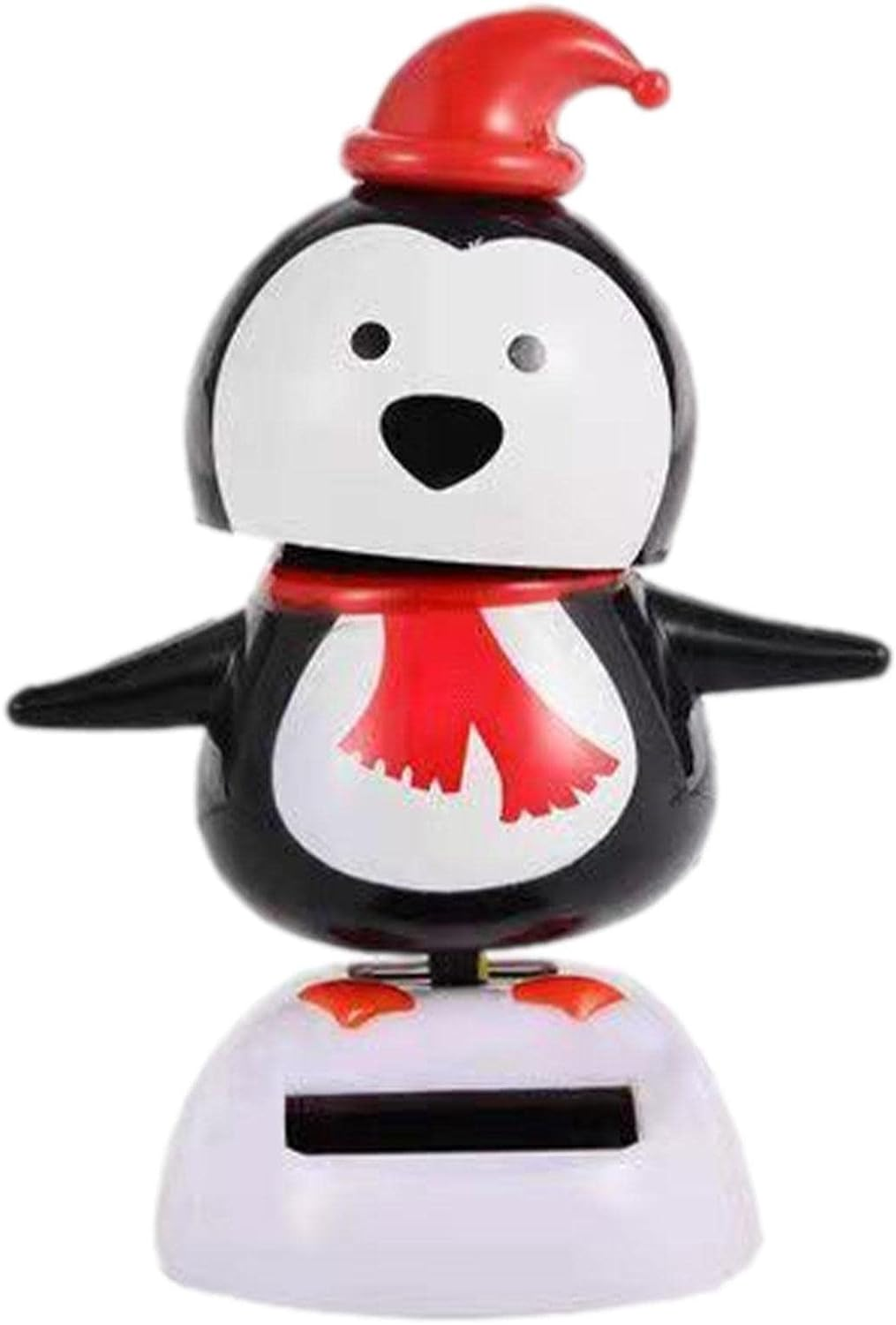 Solar Powered Dancing Toys - 1/4 Swing Figurines Toys for Car Dashboard Decorations, Figures Elk Santa Snowman Figure Solar Toys for Home Car Window Ornaments