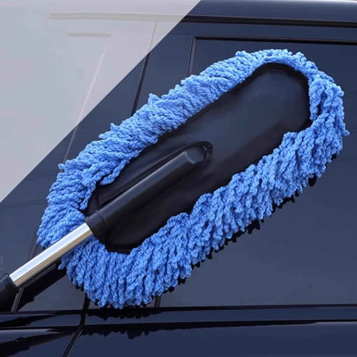 Cleaning Brush Set Retractable Car Wash Mop Special Car Wiping Brush Soft Bristles Dust Duster Car Brush No Harm for Car Surface image number 4