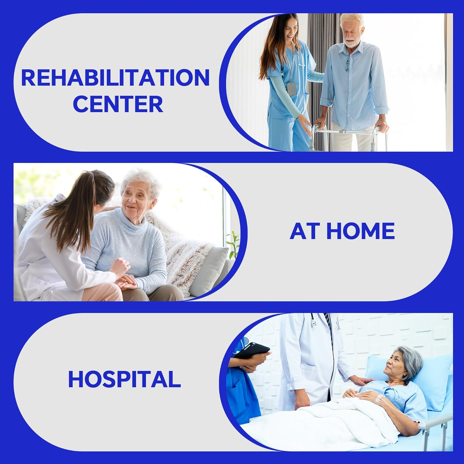 ROYALAY Adjustable Hip Replacement Kit after Surgery, Knee Elevation Pillow Post Surgery Knee Replacement, Hip Abduction Pillow with Adjustable Strap, Hip Replacement Recovery Aids with Washable Cover image number 3