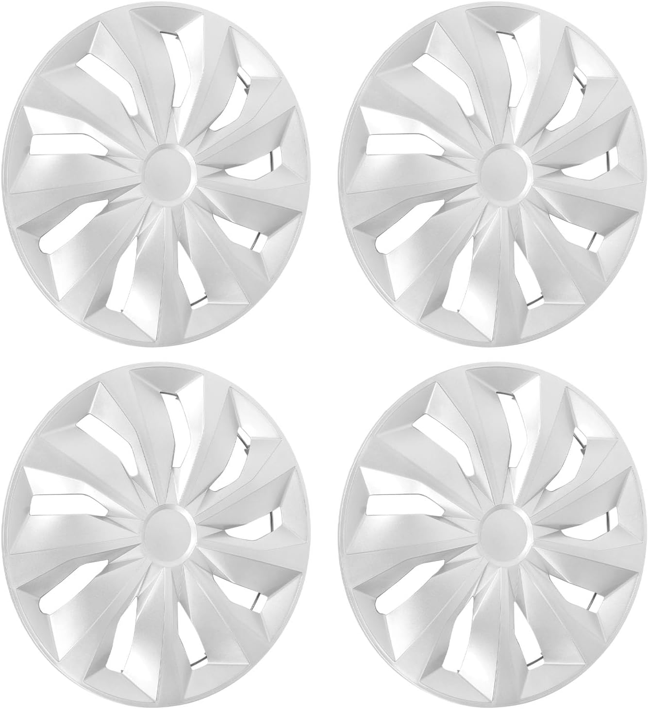 Haofy 4 Pcs 14 Inch Wheel Hub Cap - Strong Protection Scratch Resistant Universal Fit R14 Hubcaps with Durable ABS Construction for Escort Owners Needing Heavy-Duty Wheel image number 1