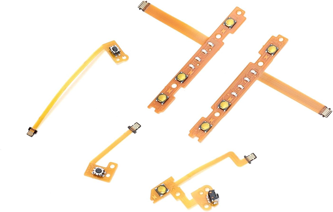 Ruimou 5 Pcs SL SR ZL ZR L Ribbon Flexible Cable Compatible with Nintendo Switch Joy Con/Compatible with NS OLED Controller image number 2