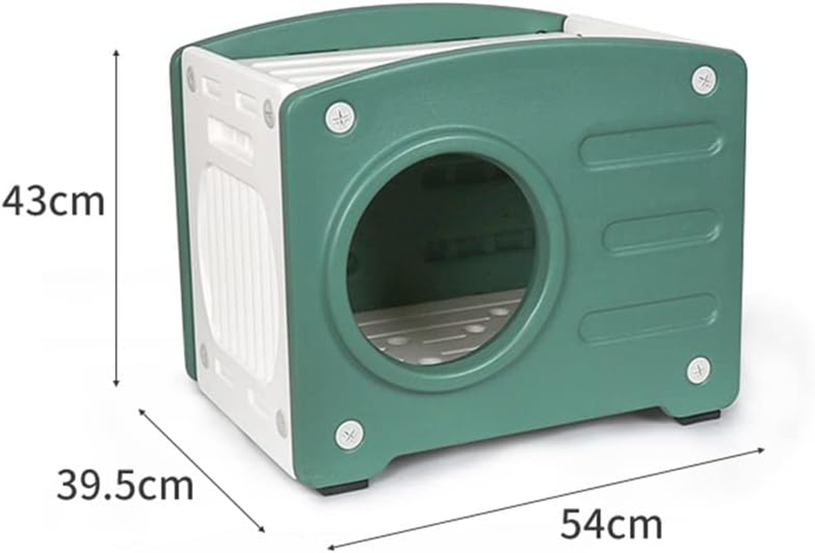 Double-Layer Cat Nest Summer Cat House Summer Cat Bed Removable and Washable Cat Nest General Pet Supplies(Color:Pink) image number 6