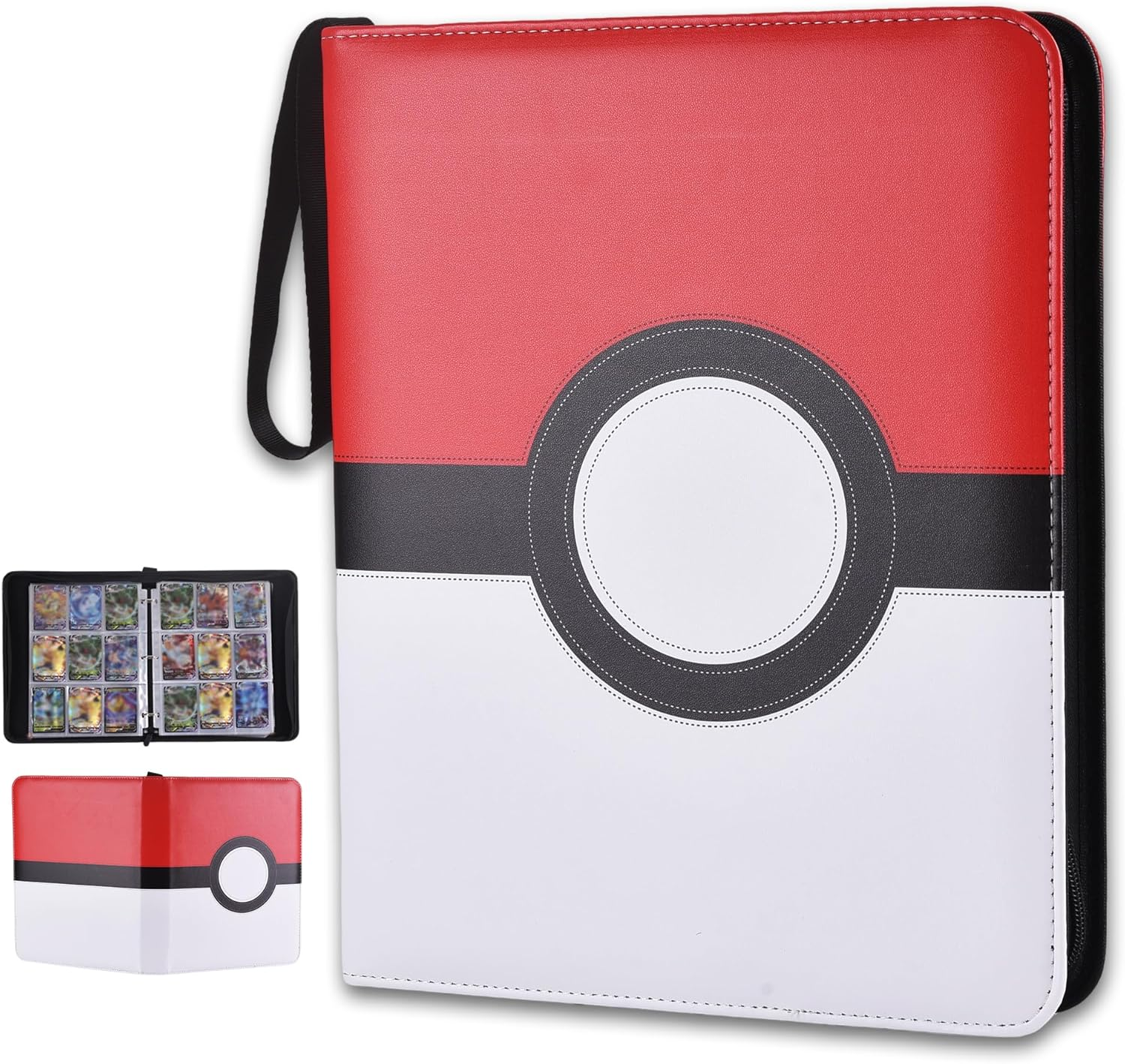 LIKHOPER 9 Pocket Card Binder, 900 Pockets Trading Card Binder, Double Sided Pocket Album, Card Folder for MTG, TCG, Sports Cards image number 2