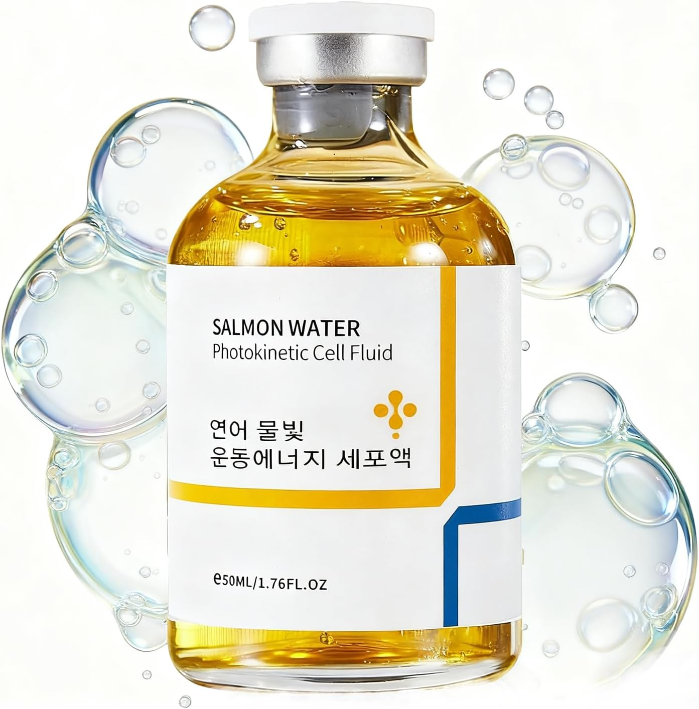 Salmon DNA Serum, Salmon DNA Korean Skincare, Hydrating & Firming Facial Serum, Precise Dosage, Skin Feels Soft & Non-Greasy, 50 Ml image number 4