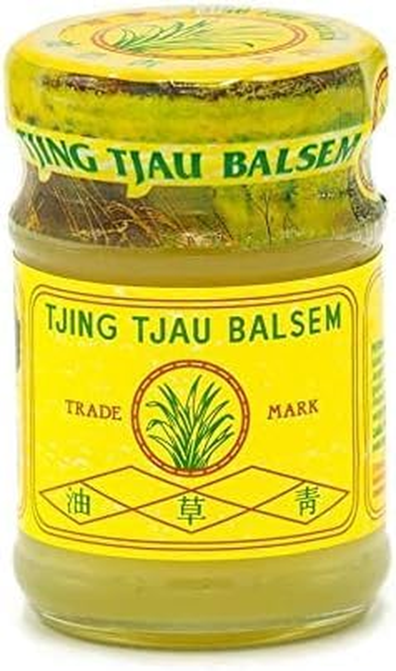 Tjing Tjau Balsem Kuning Yellow Balm, 36 Gram (Pack of 12)