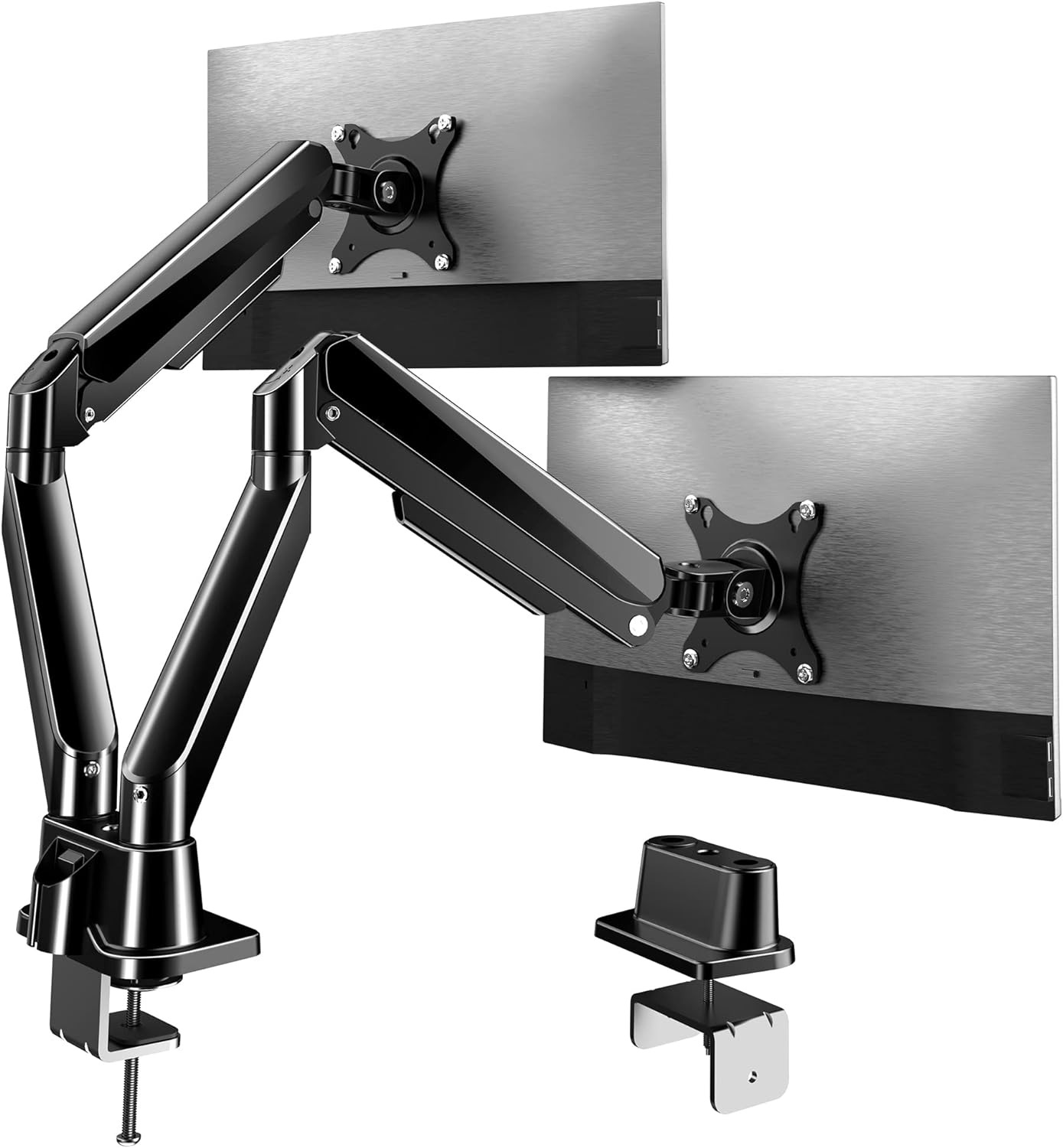 FORGING MOUNT Dual Monitor Desk Mount, Full Motion Dual Monitor Arm Gas Spring for 13"- 32" Computer Monitorfrom 2Kg to 9Kg image number 2