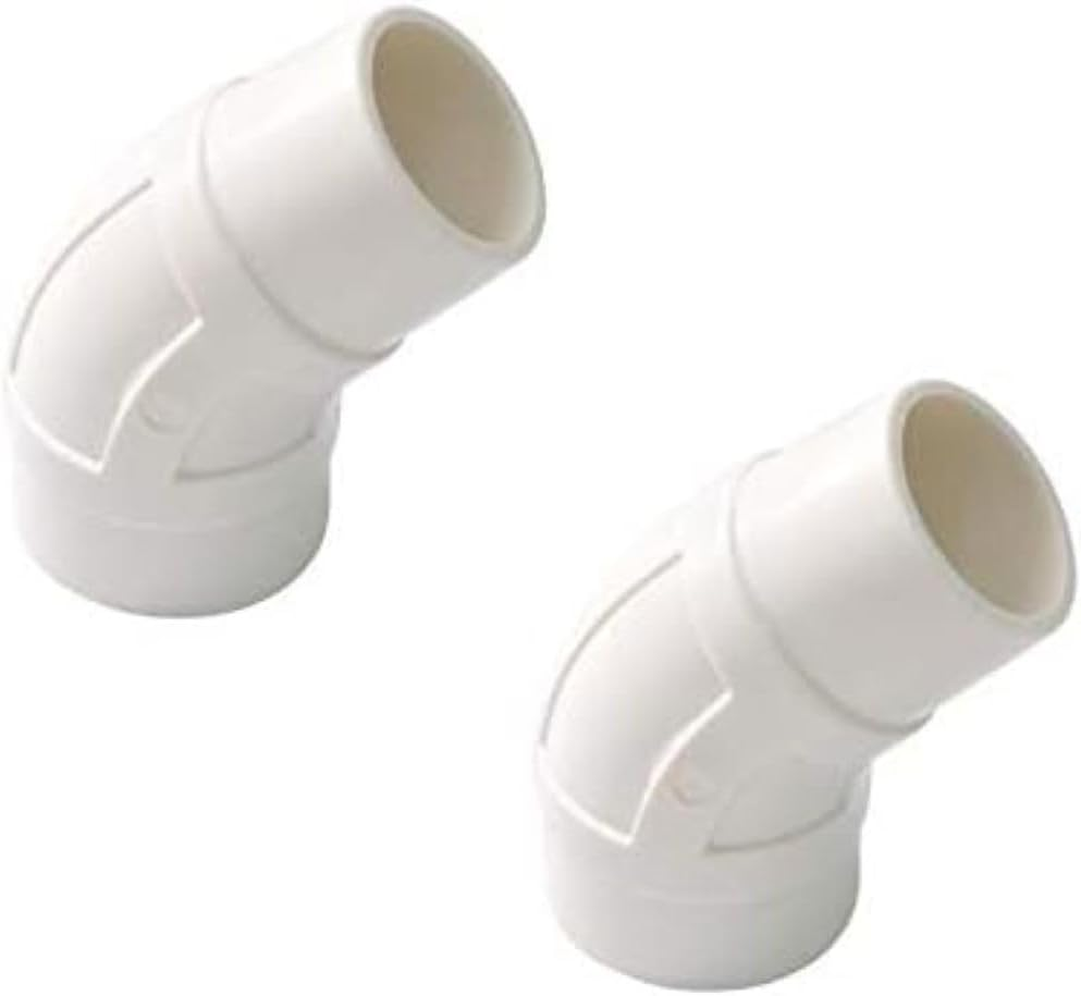 2PCS Pool Cleaner 45 Degree Elbow W70244 Replacement Fit for Most Zodiac Baracuda/Pentair Kreepy Krauly/Hayward Pool Cleaners
