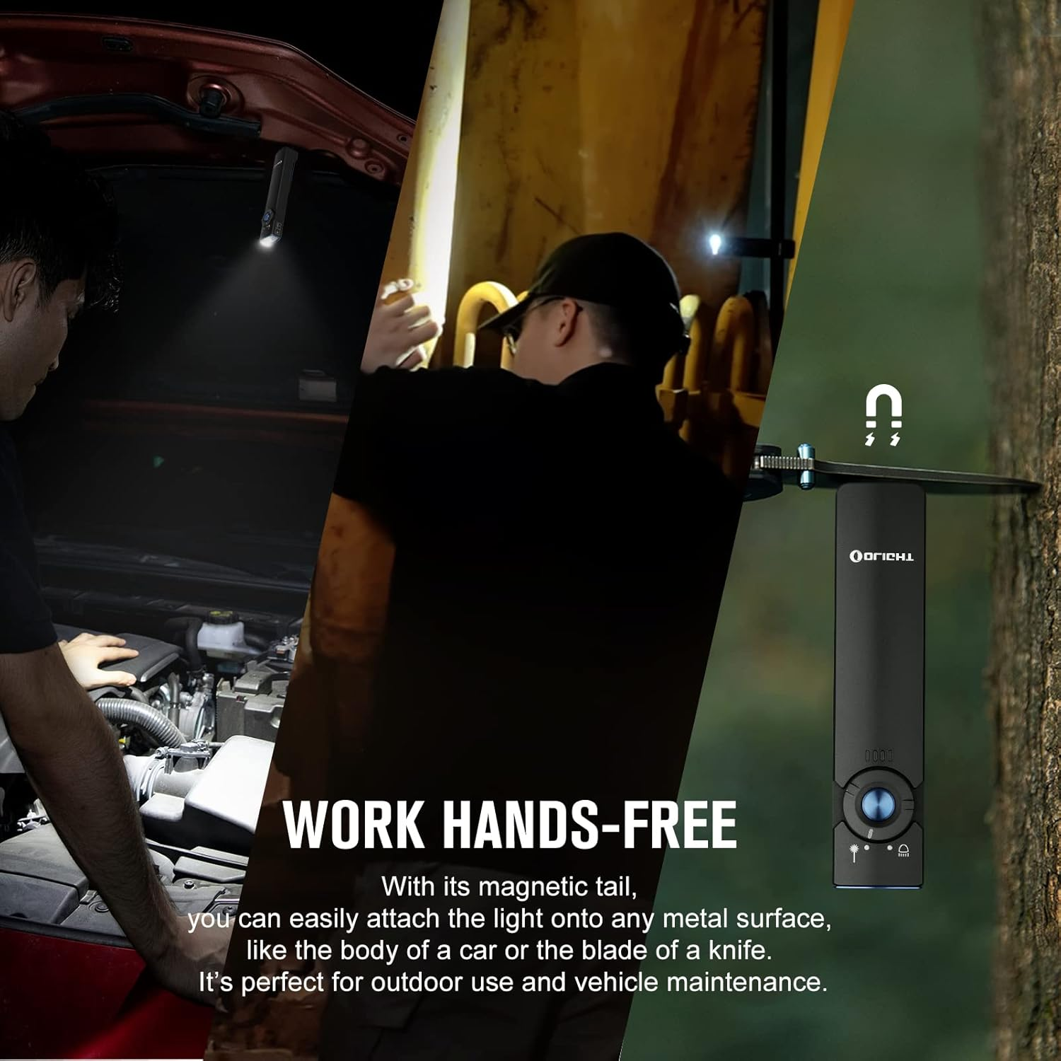 OLIGHT Arkfeld Max 1000 Lumens Rechargeable EDC Flashlight Dual Light Source with Green Beam for Pet, Presentation(Black, Cool White Light: 5700~6700K) image number 1