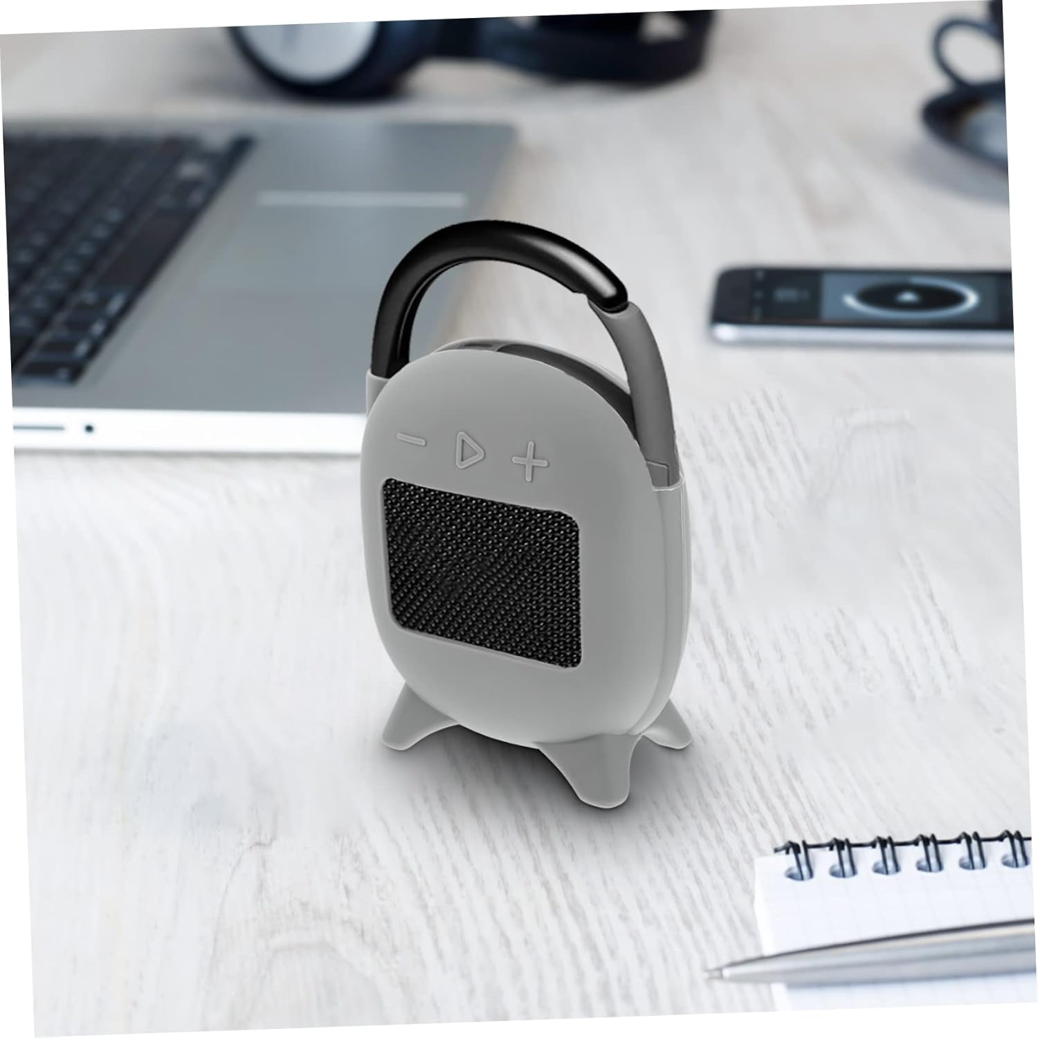 Uonlytech Practical Wireless Speaker Cover Clip Cover Storage Bag Sturdy Protection image number 3