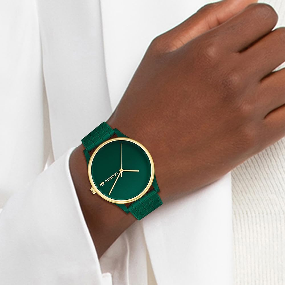 Lacoste Crocodelle Green Silicone Green Dial Women'S Watch image number 4