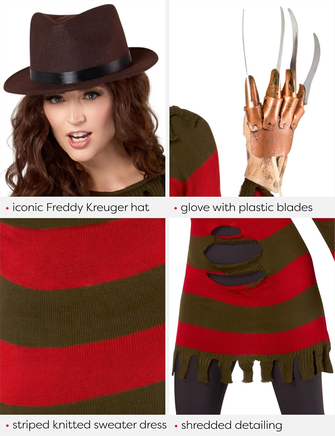 Rubie'S Women'S Miss Krueger Costume image number 4