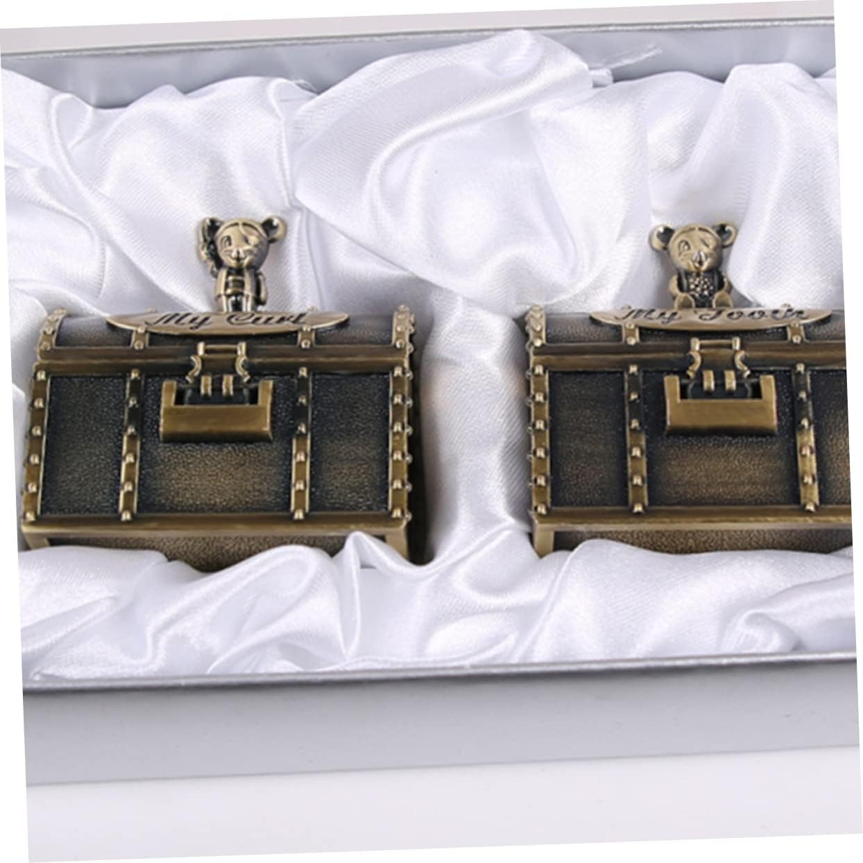 2Pcs Milestone Keepsake Box Tooth Storage for Boys and Girls Essential for Christmas Birthday image number 6