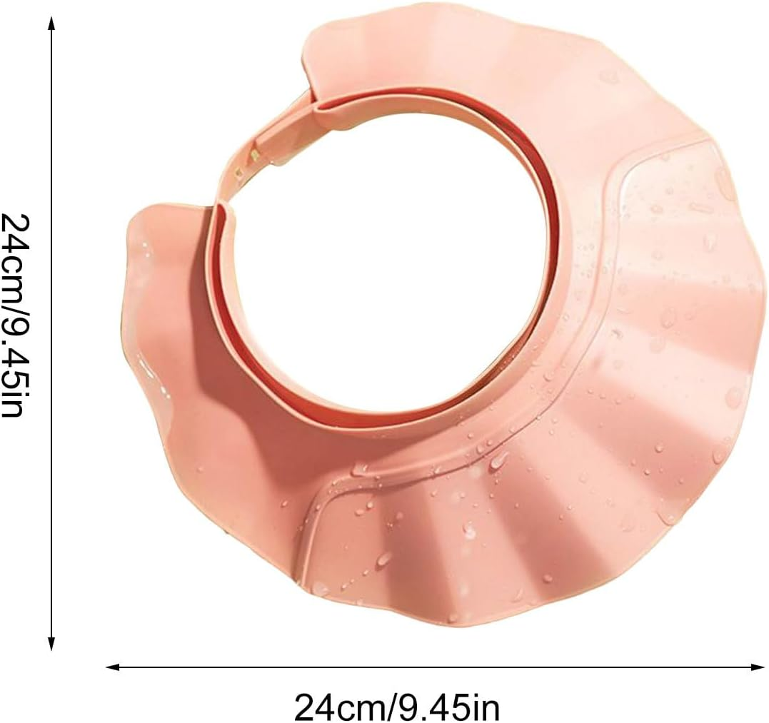 21-Position Hair Washing Shield - Adjustable Shower Cap Shield, 24X24Cm Wide Brim Shampoo Protection Hat | Shower Cap for Adults, Kids & Elderly | Bath Hat for Eye, Ear & Face Protection Hair Wash image number 3
