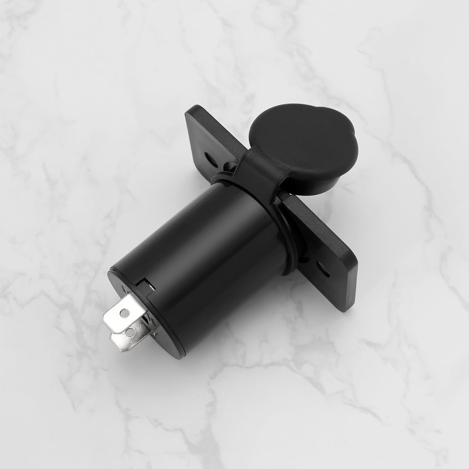 Emsea 2Pcs 12V/24V Car Cigarette Lighter Socket Waterproof Cigarette Lighter Female Socket for Car Marine Motorcycle Truck RV ATV image number 1