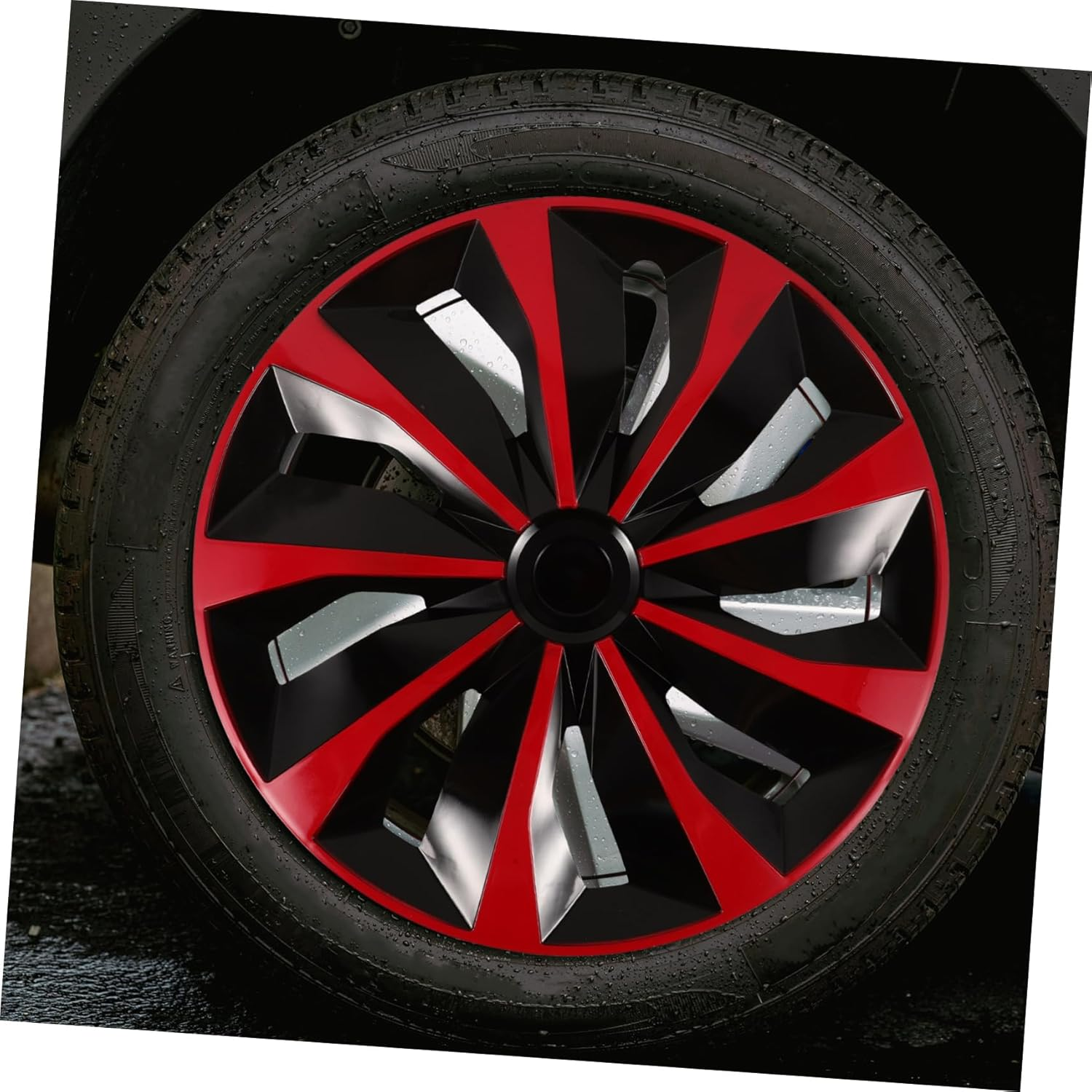 CHILDWEET Automotive Wheel Hub Cap Replacement Hubcaps for Cars Pp Material Easy Installation Decorative Rim Covers image number 1