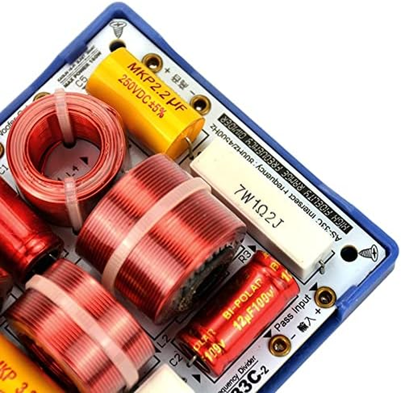 JINGERL 2Pcs AS-33C 3Way 3 Unit Hifi Speaker Frequency Dividers Frequency Divider Crossover Filters image number 3