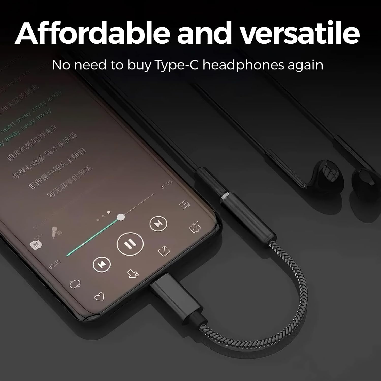 USB C to 3.5Mm Audio Adapter 32Bit/384Khz, Hi-Res USB DAC, Type C to Aux Dongle, Compatible with Iphone 16, Galaxy S23, Pixel 7, USB C to Audio Jack, Durable Design image number 5