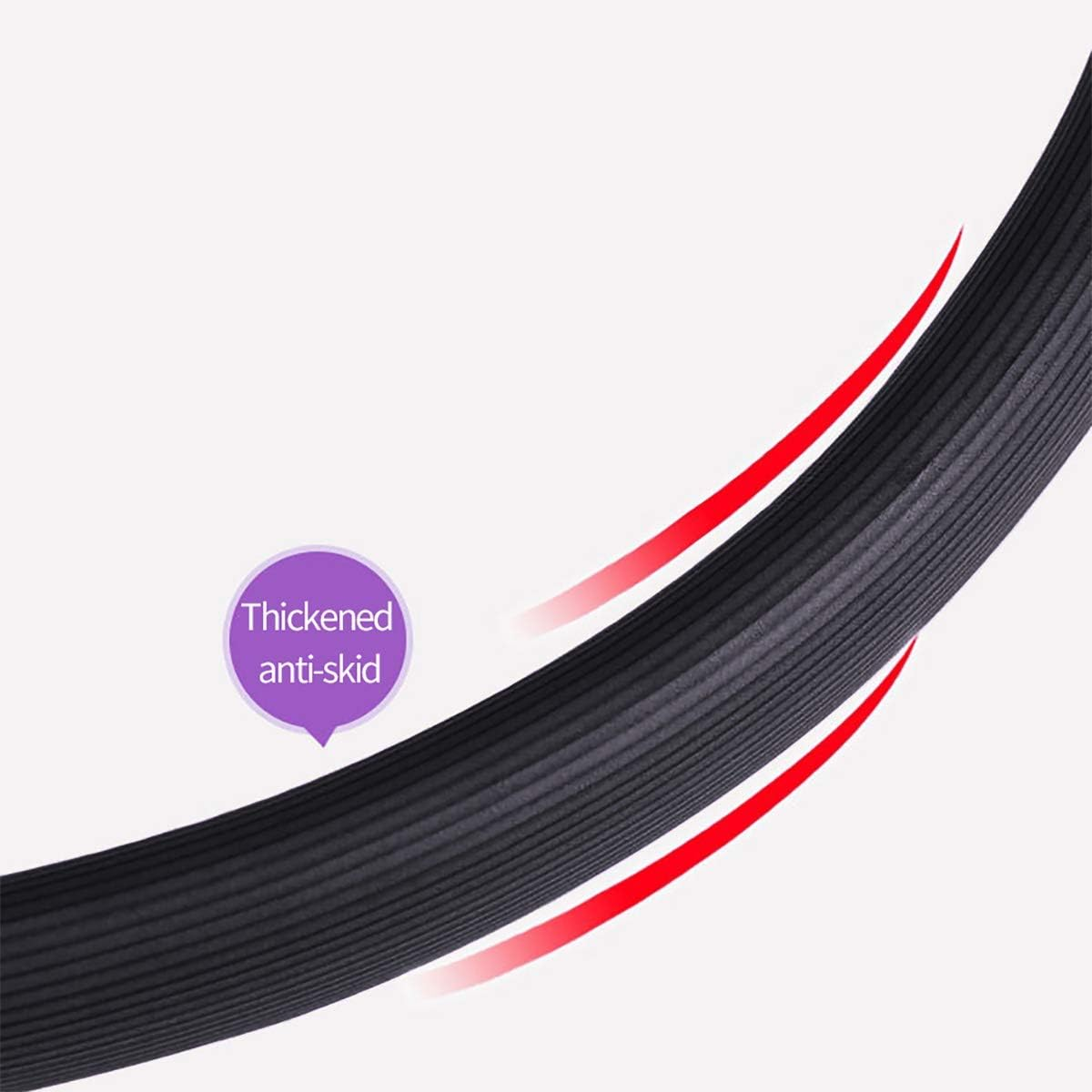 Pilates Ring, 15 Inch Pilates Magic Fitness Circle Yoga Circle with Soft Dual Grip Handles, Home Workout Exercise Equipment for Weight Loss, Toning and Sculpting Thigh, Abs, Legs, Arms, Hip - Pink image number 3