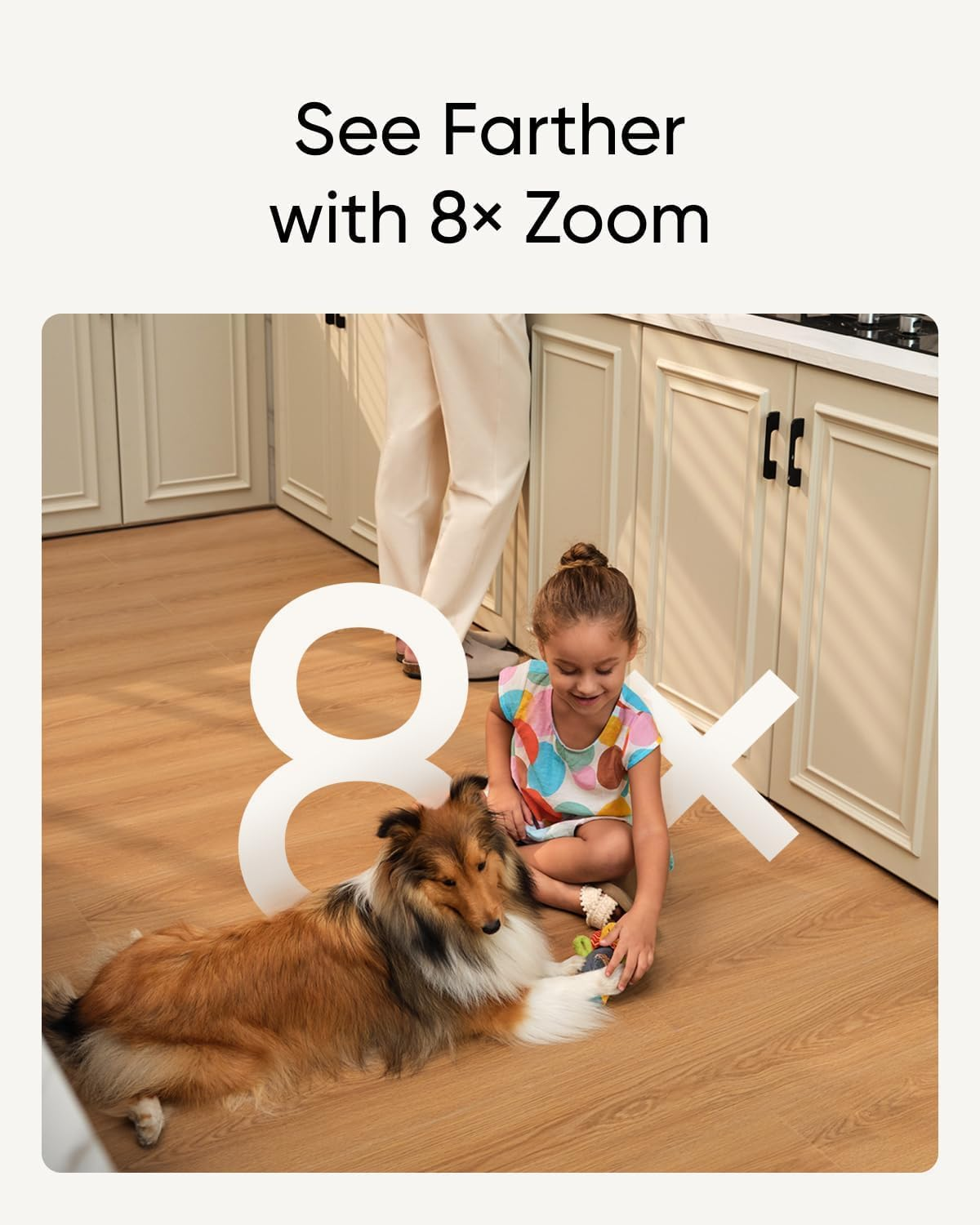 Eufy Security Indoor Cam S350 | Dual Cameras, 4K UHD Security Camera with 8&times; Zoom, 360&deg; Camera, Baby Monitor, Pet Camera, Human/Pet Detection, AI Tracking, 2.4G/5G Wi-Fi, Plug In image number 3
