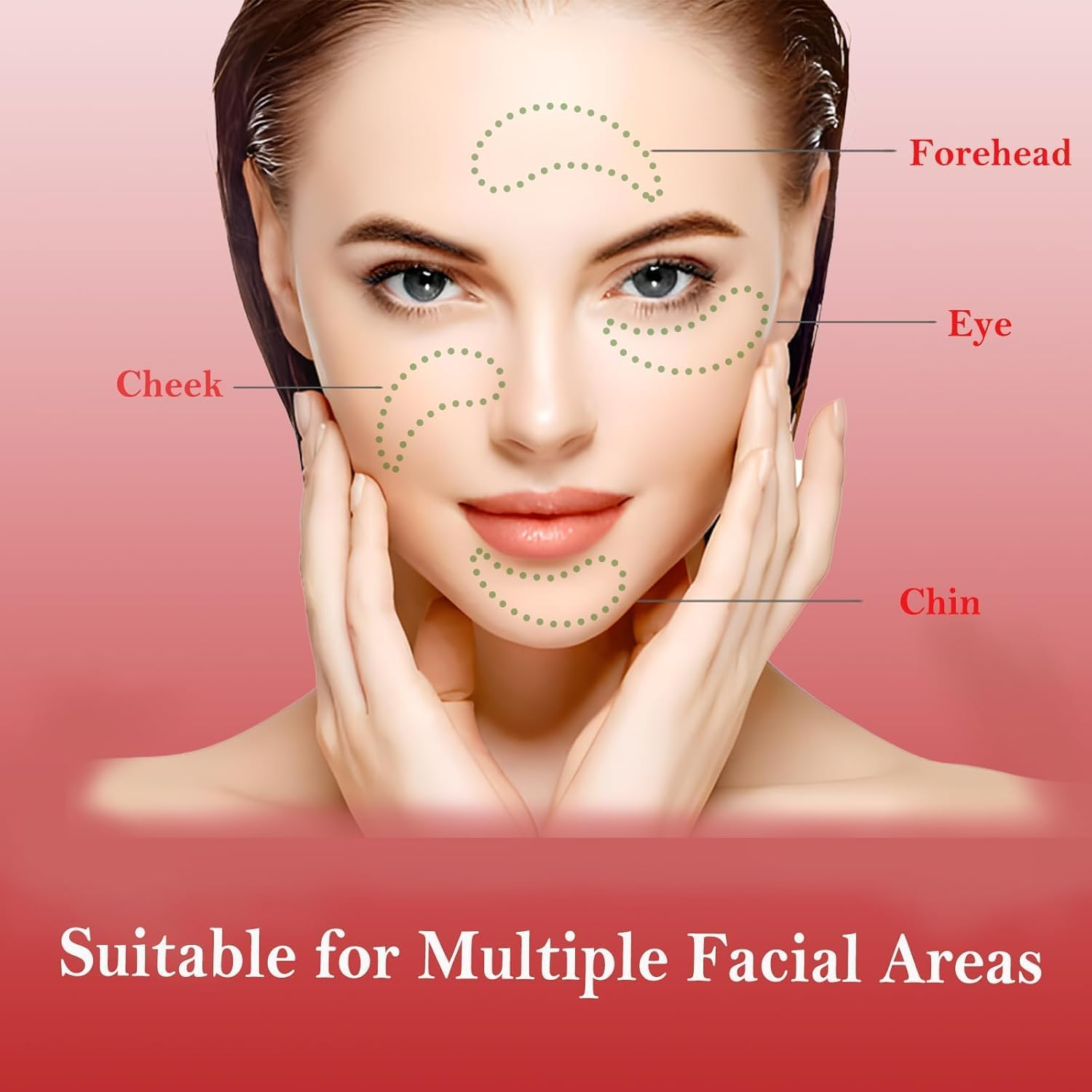 Under Eye Mask, Collagen under Eye Patches for Puffiness Eye Care, Hyaluronic Acid Deep Moisturizing Pomegranate Eyes Gel Pads for Reducing Dark Circles Wrinkles, Smooth Repair the Eyes Skin Treatment image number 4