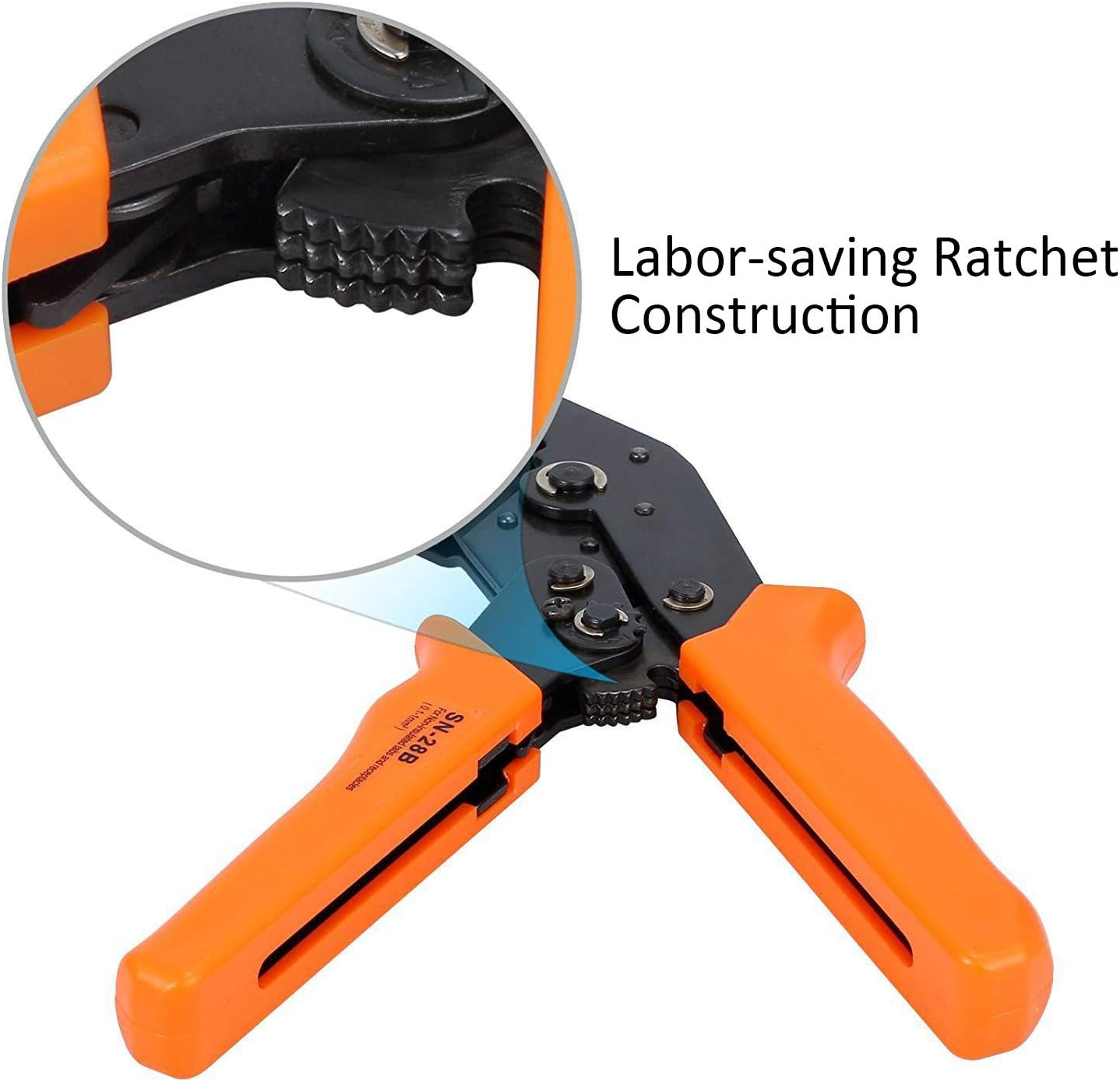 Mengshen Dupont Crimping Tool Kit, Ratcheting Crimper Pliers with 1550PCS 2.54Mm Dupont Connectors Connectors for AWG 26-18(0.1-1Mm&sup2;) image number 1