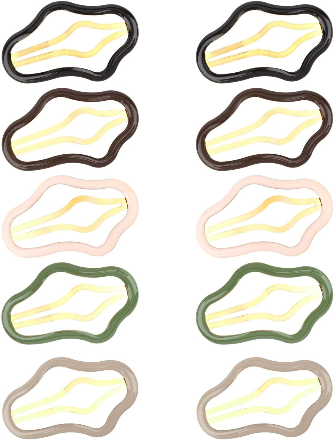 Srotmirw Women'S Hair Clips, 10 Pieces Cloud Shaped Hair Accessories for Women and Girls Daily to Choose image number 3