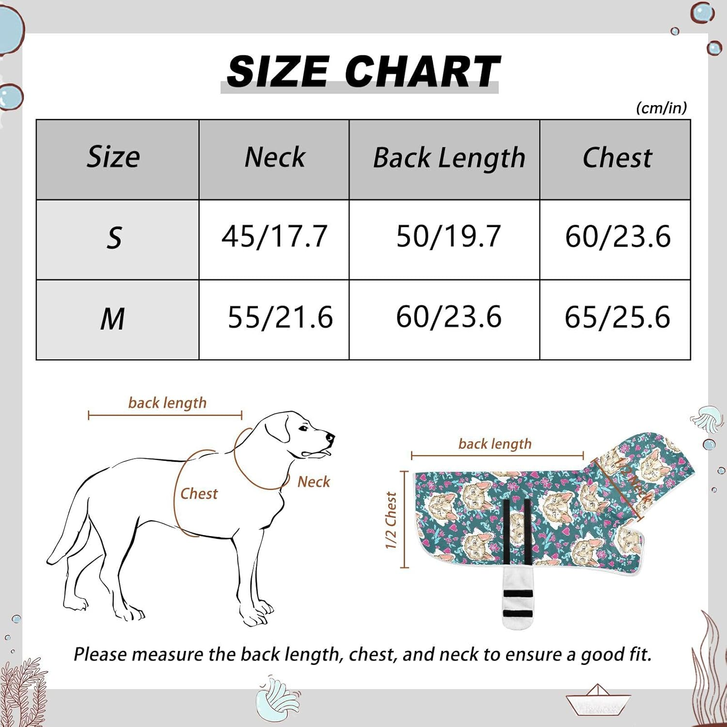 AIXIWAWA Cute Cat Heads Pet Bathrobe Towels with Adjustable Collar & Waist, Quick Absorbent Drying Coat for Cats and Dogs image number 4