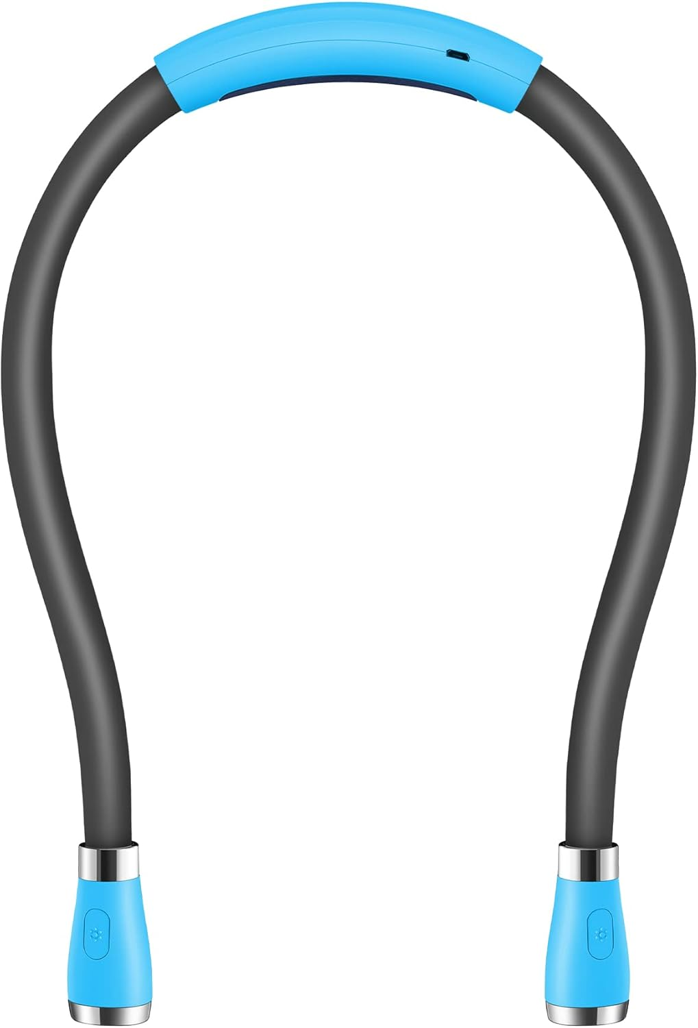 Singhong Neck Book Light LED Reading Lamp - USB Rechargeable, Hands Free, 4 LED Bulbs, 4 Adjustable Brightness, for Bed or Car (Black)